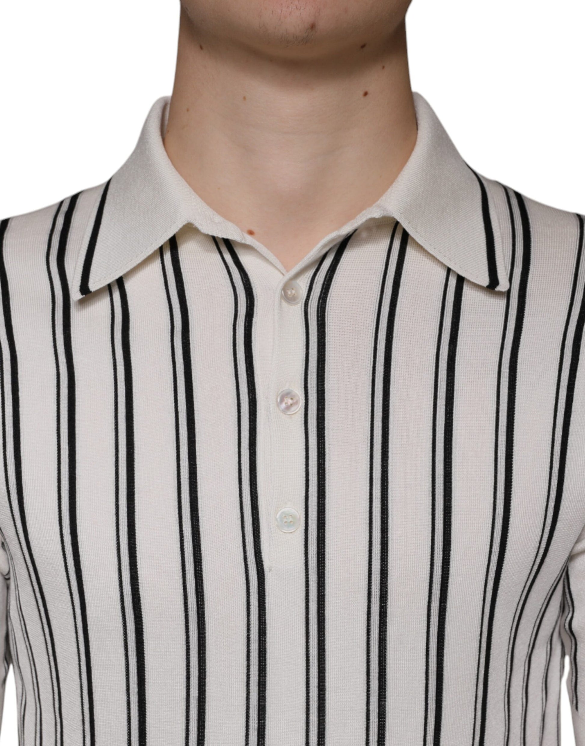 Dolce & Gabbana White Polo Shirt for Men additional view