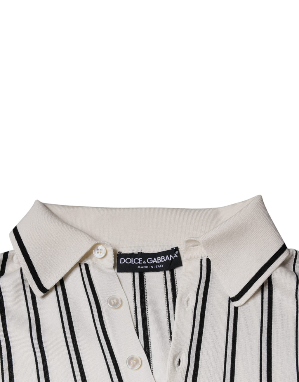Dolce & Gabbana White Polo Shirt for Men additional view