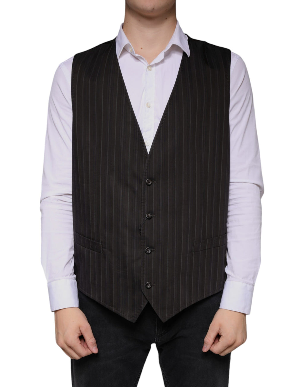 Dolce & Gabbana Black Waistcoats for Men