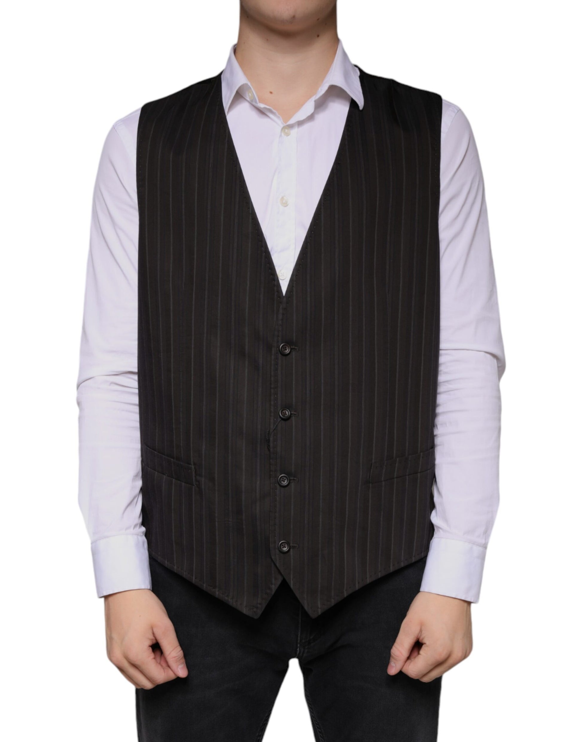 Dolce & Gabbana Black Waistcoats for Men alternate view
