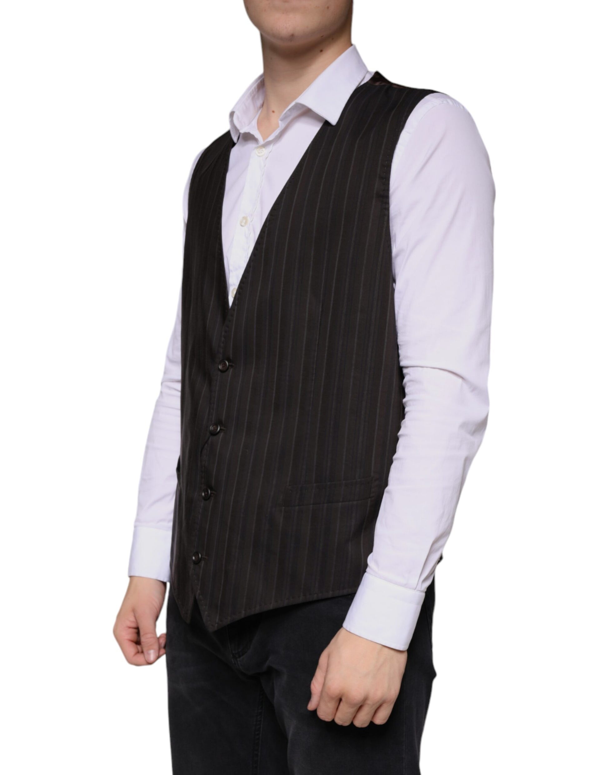 Dolce & Gabbana Black Waistcoats for Men detail view
