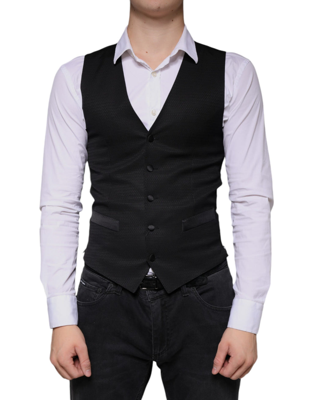 Dolce & Gabbana Black Waistcoats for Men