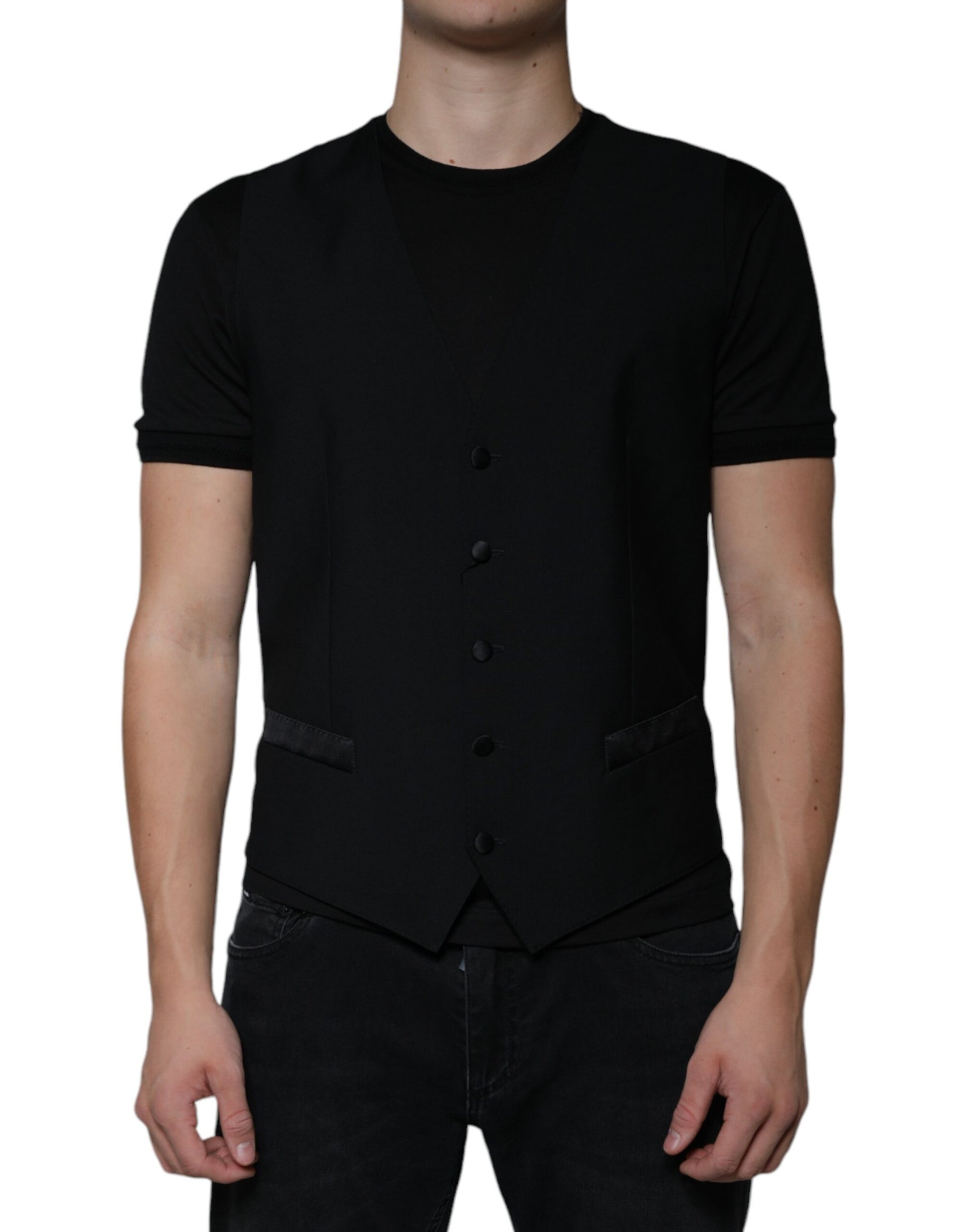 Dolce & Gabbana Black Waistcoats for Men alternate view