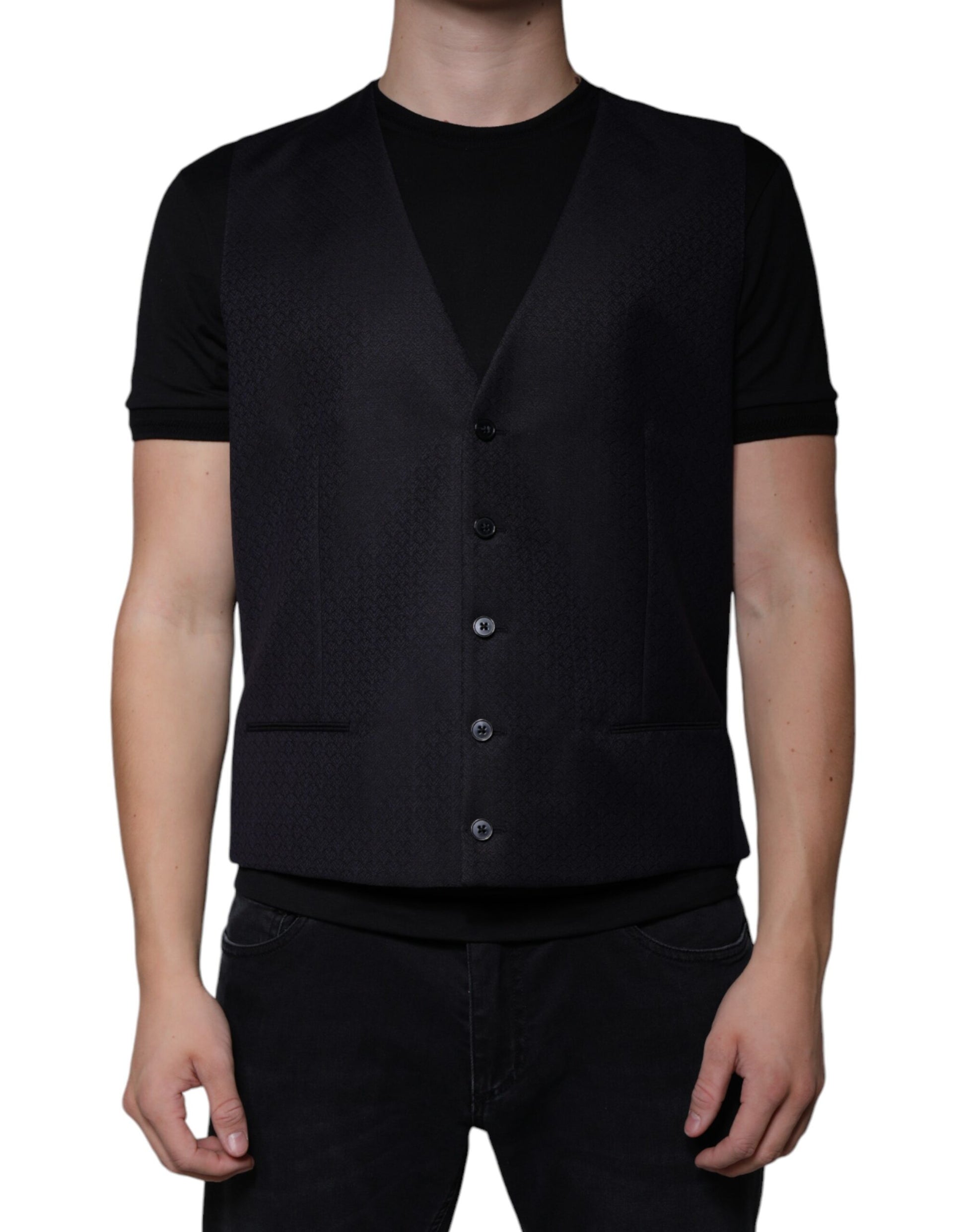 Dolce & Gabbana Black Waistcoats for Men alternate view