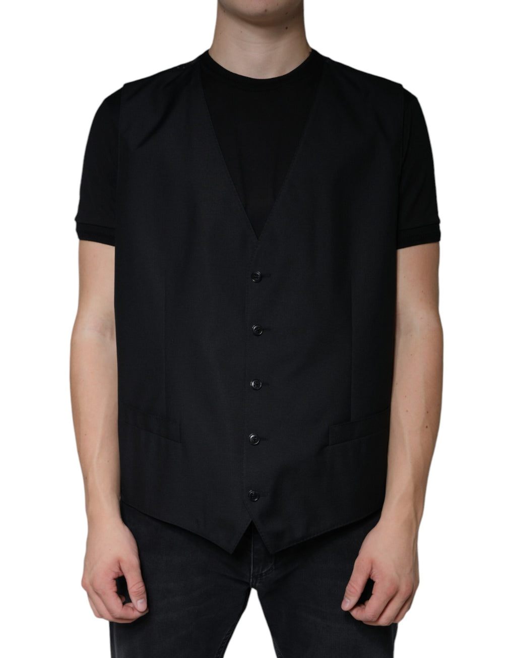 Dolce & Gabbana Black Waistcoats for Men alternate view