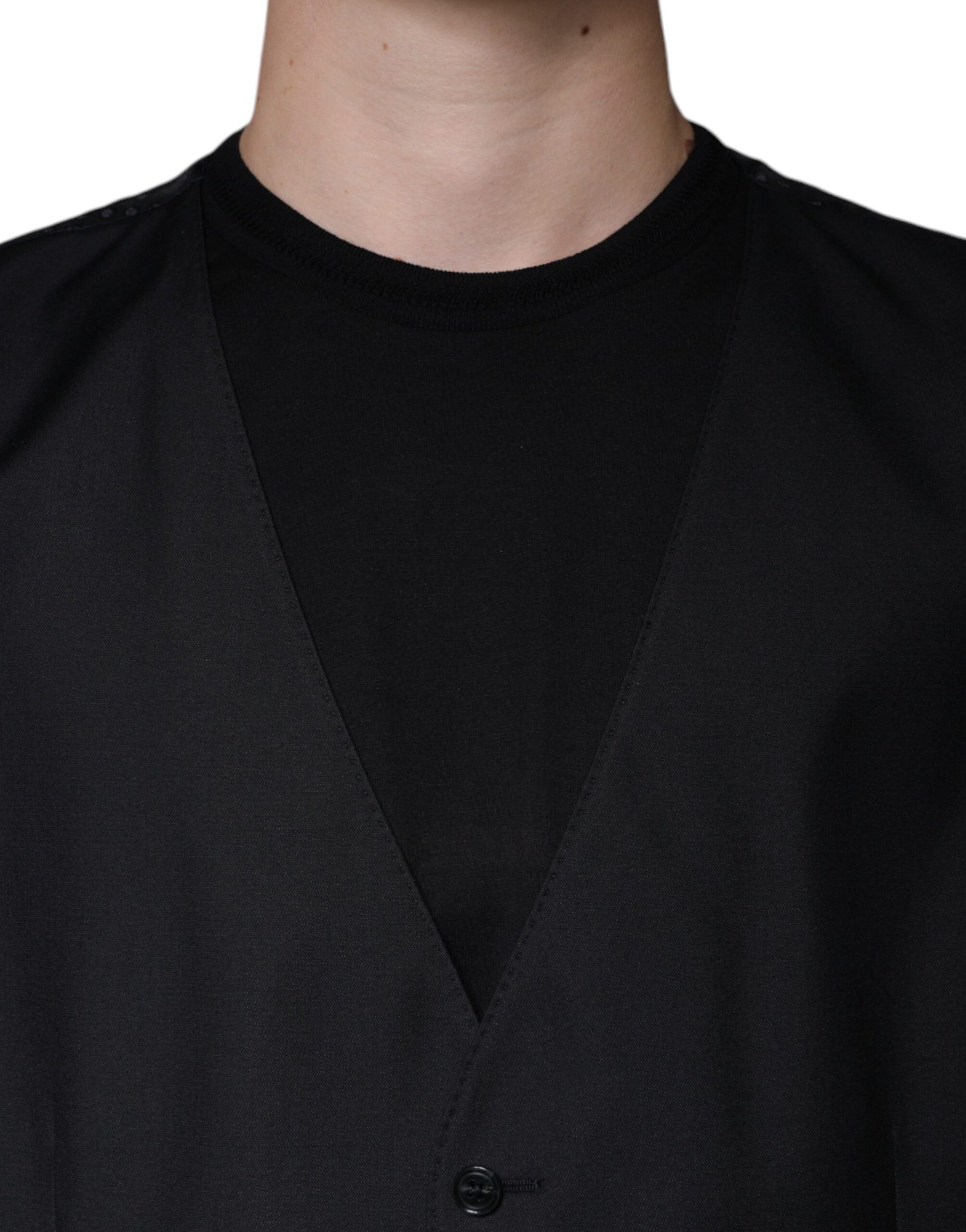Dolce & Gabbana Black Waistcoats for Men additional view