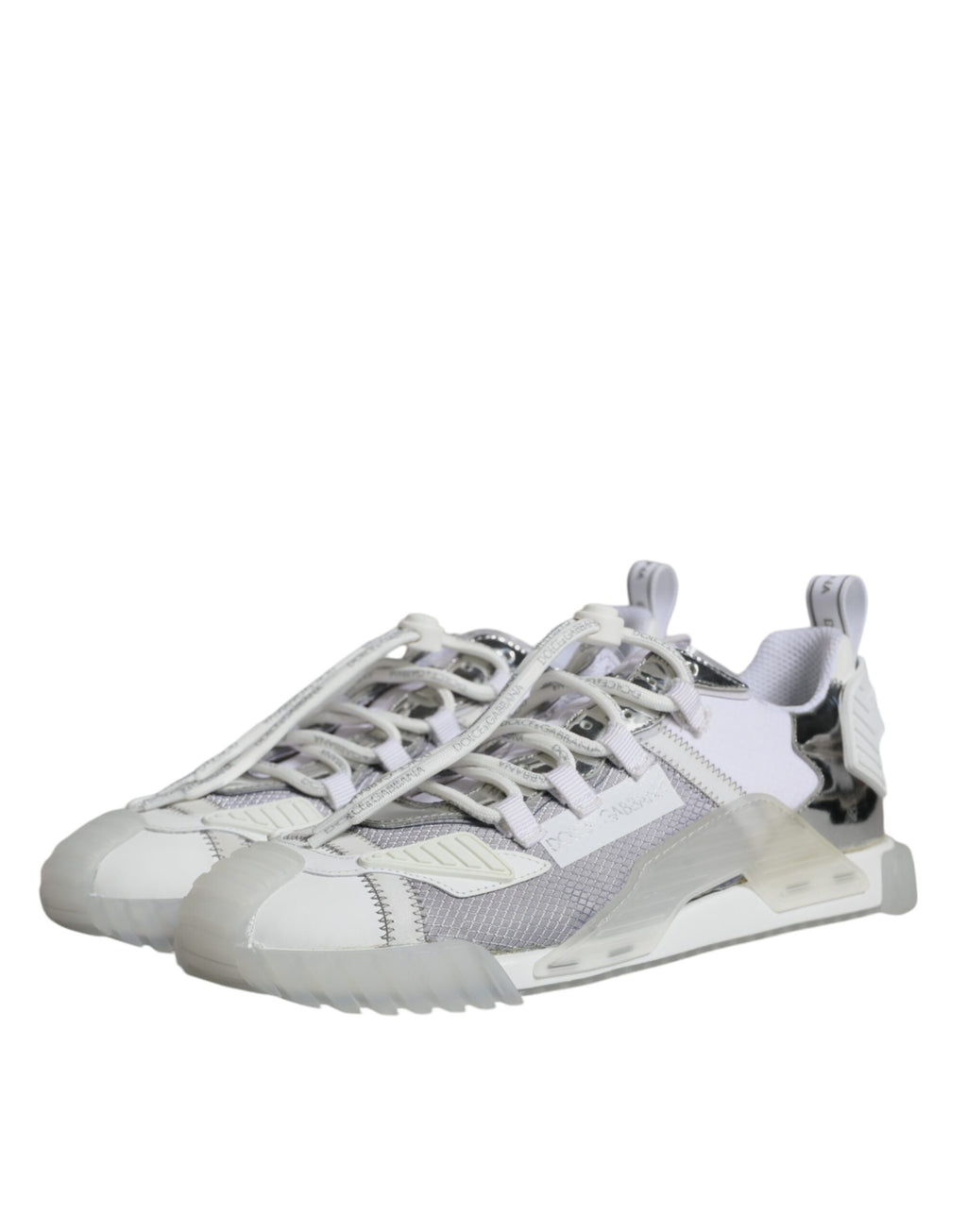 Dolce & Gabbana White Athletic Sneakers for Men side view