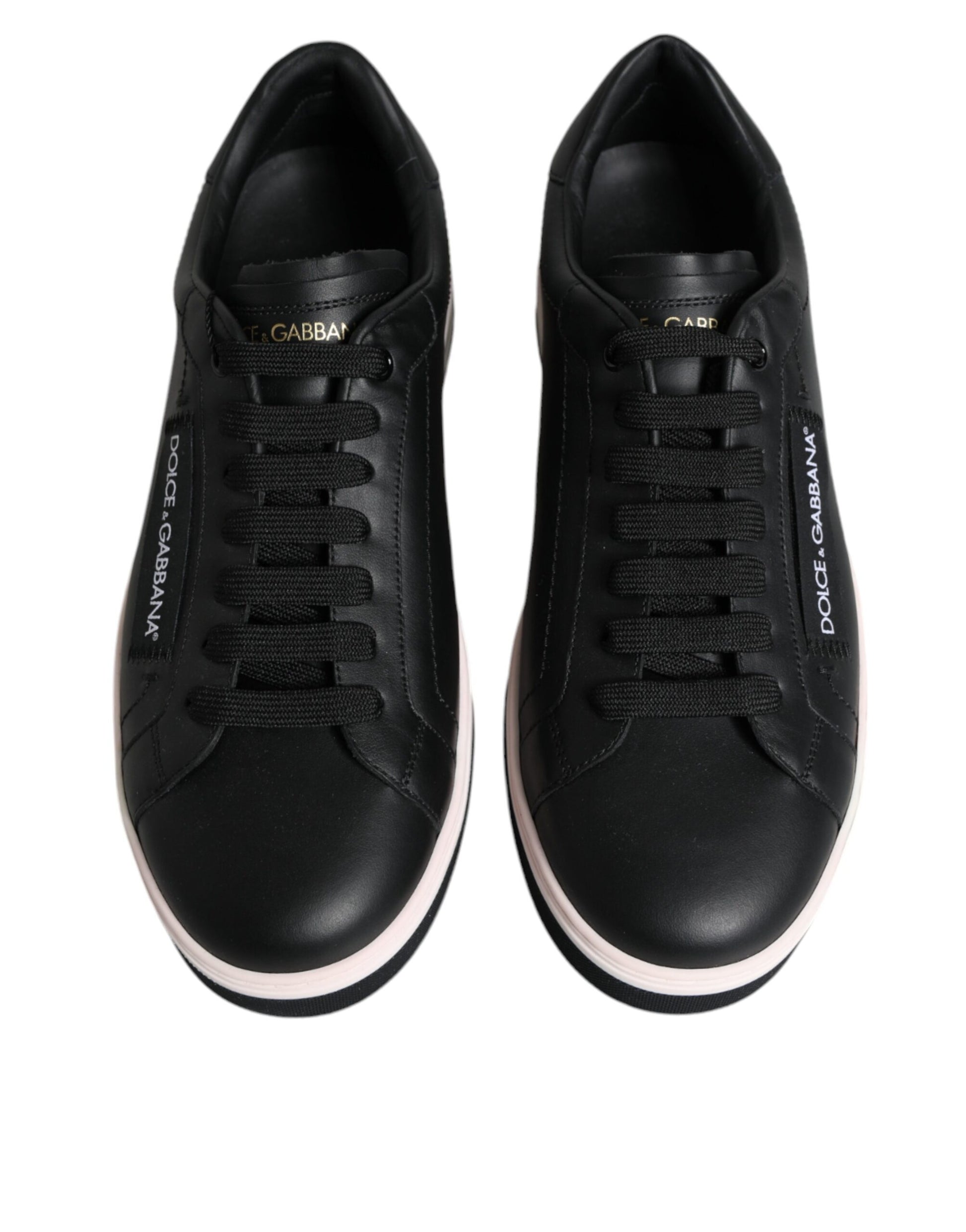 Dolce & Gabbana Black Low Top Sneakers for Men detail view