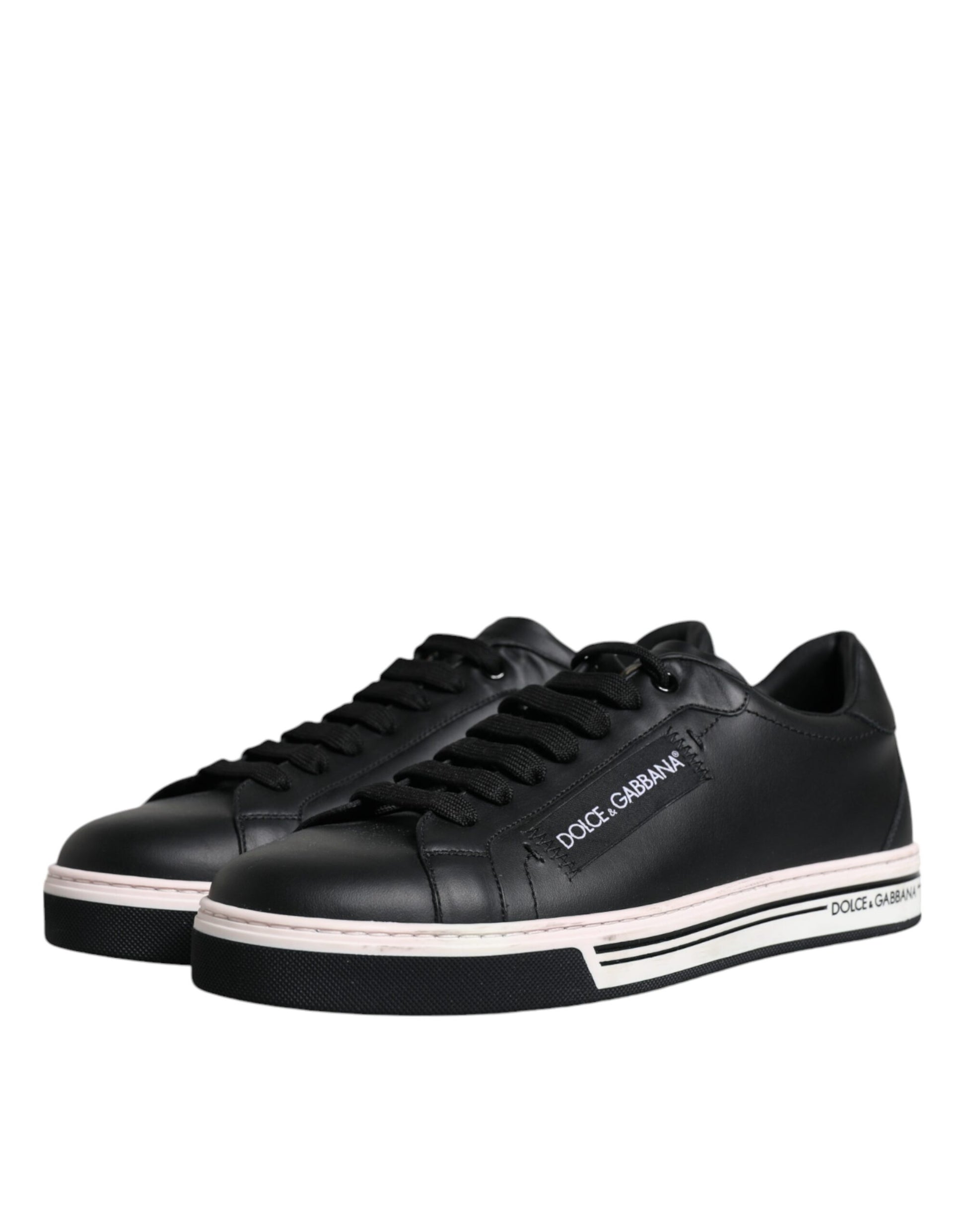 Dolce & Gabbana Black Low Top Sneakers for Men side view