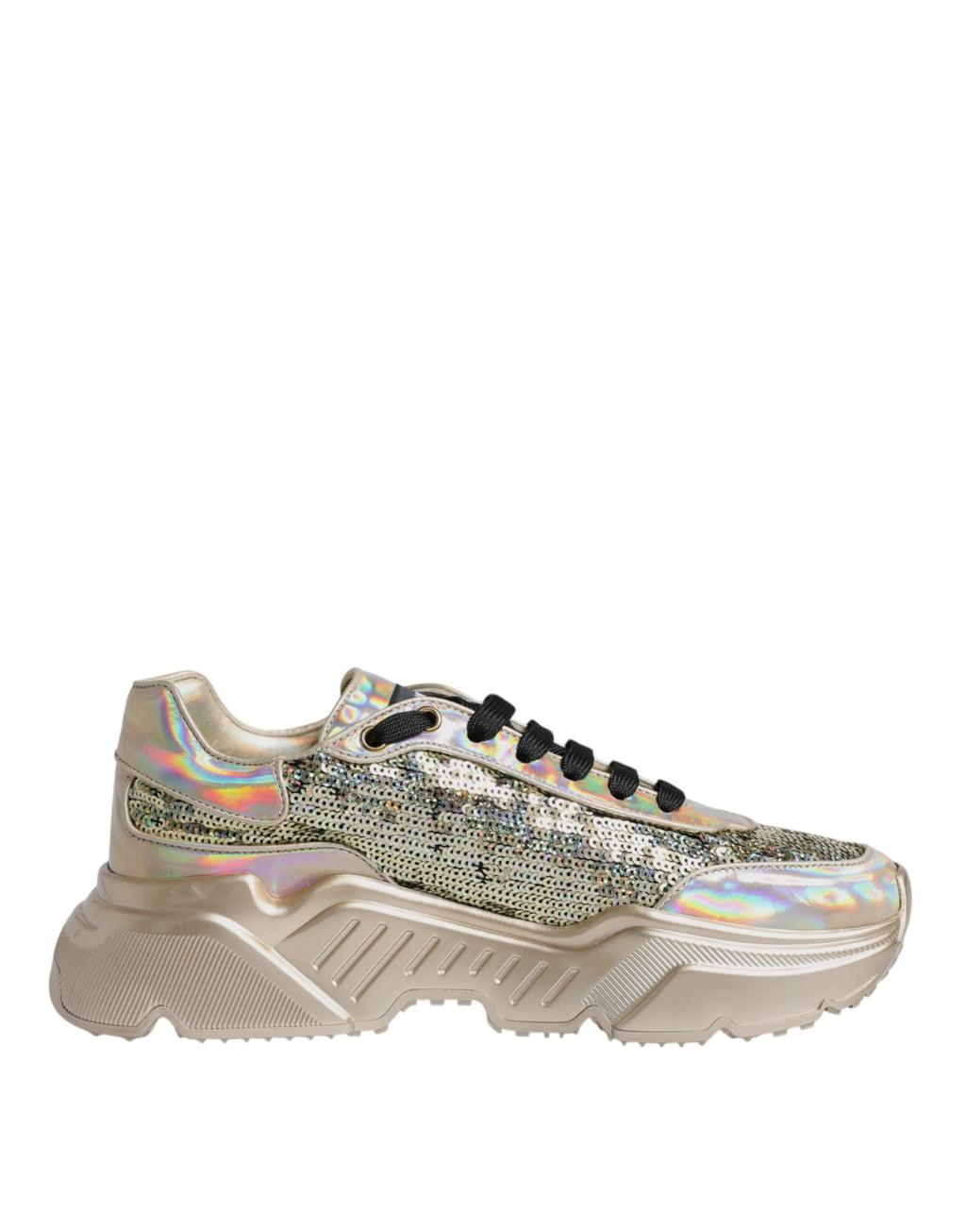 Dolce & Gabbana Gold Chunky Sneakers for Men