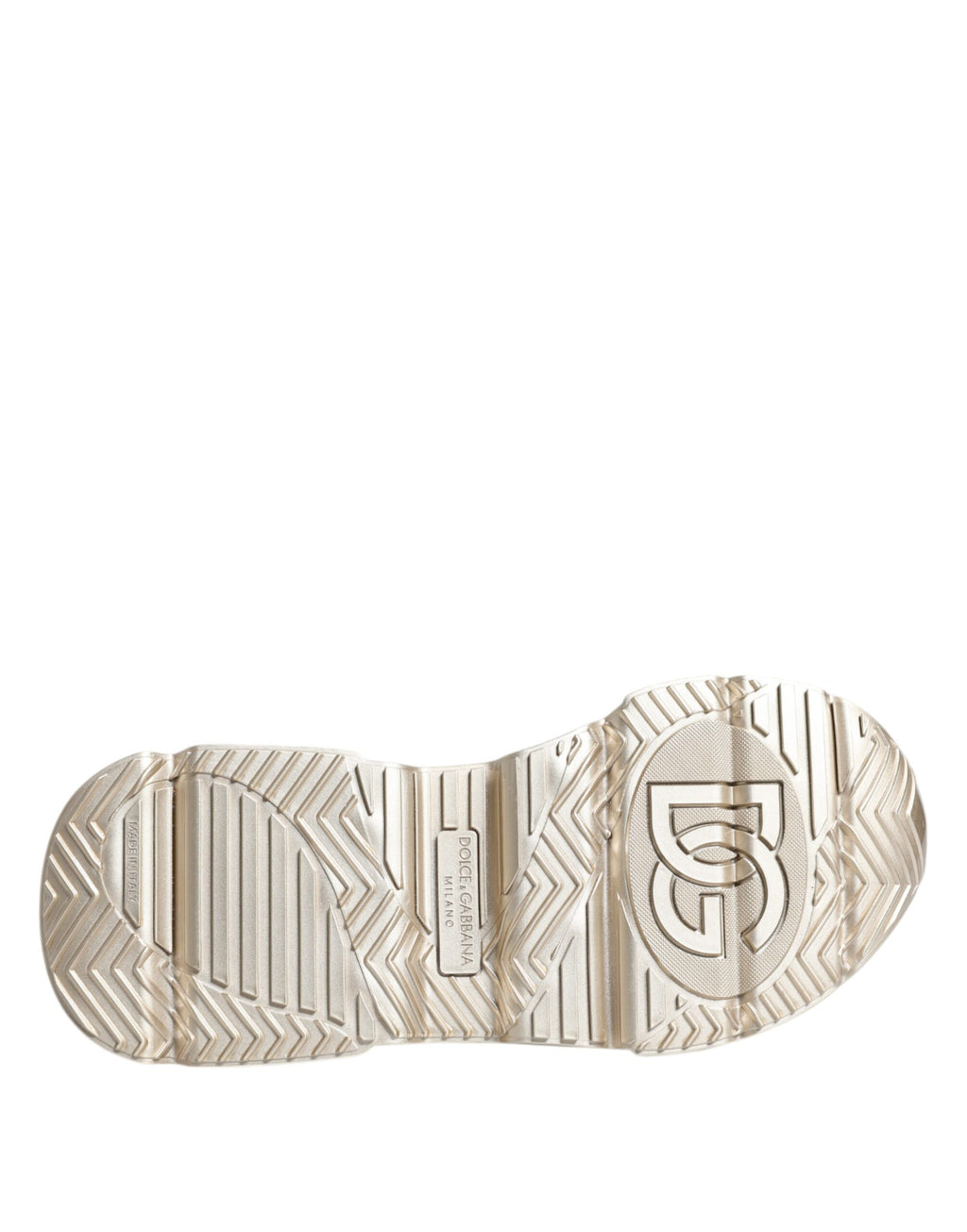 Dolce & Gabbana Gold Chunky Sneakers for Men additional view