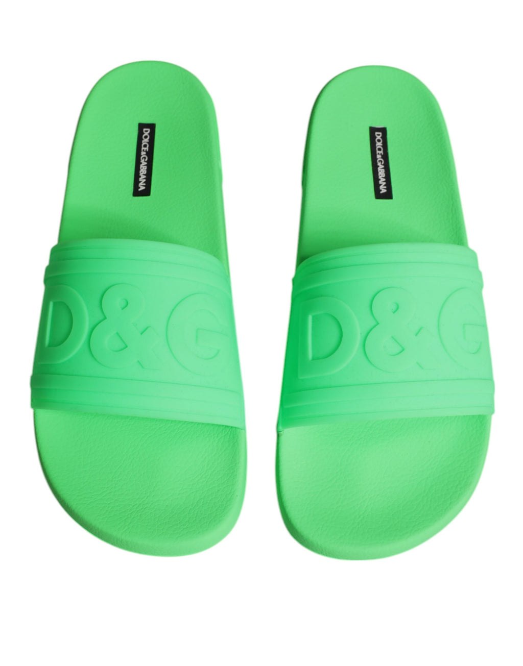 Dolce & Gabbana Green Slides for Men detail view