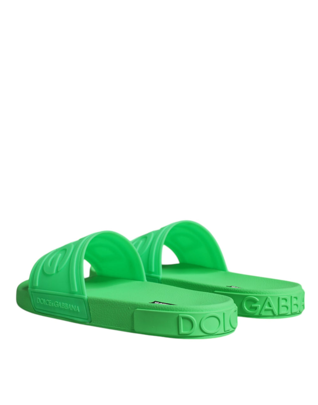 Dolce & Gabbana Green Slides for Men additional view