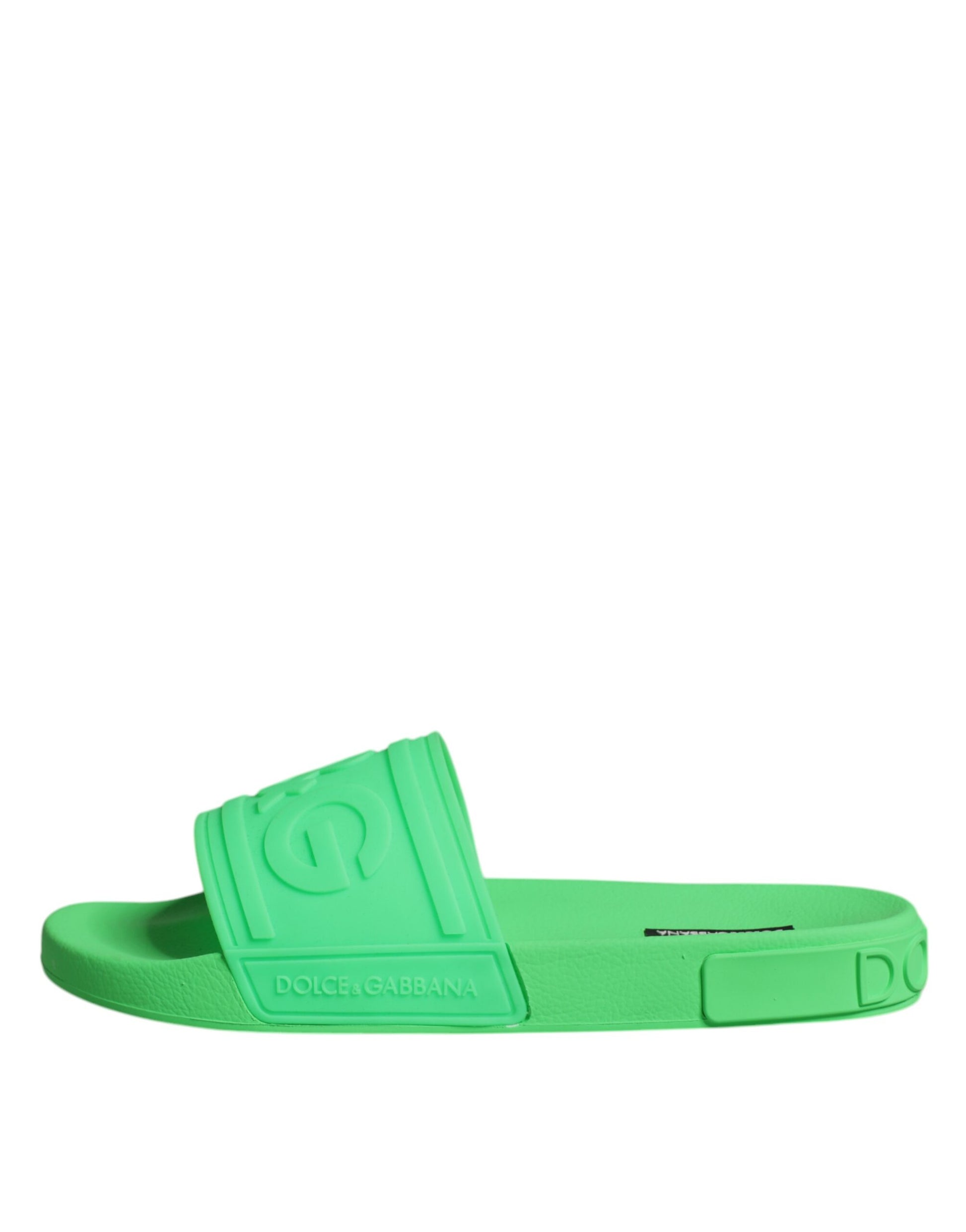 Dolce & Gabbana Green Slides for Men additional view