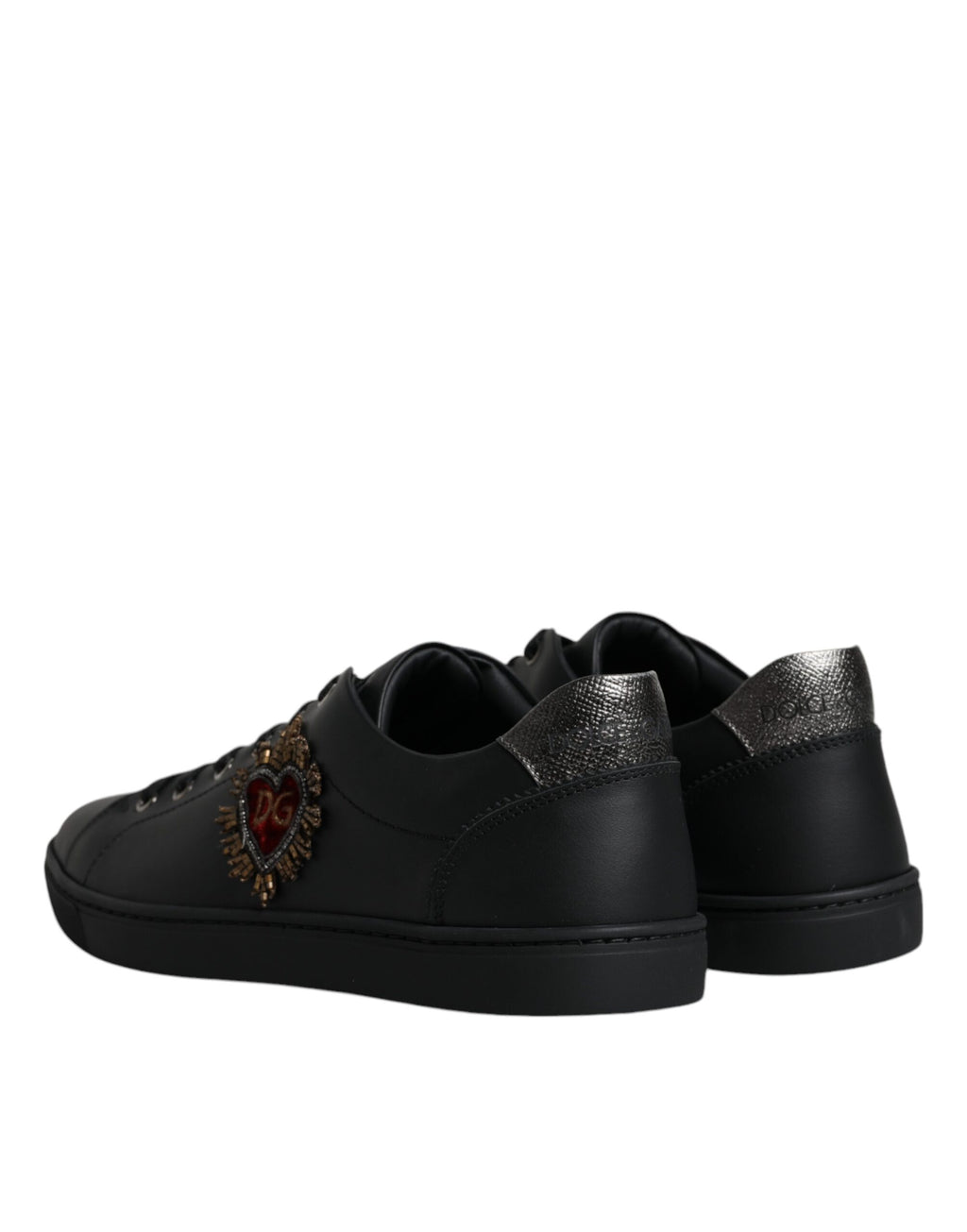 Dolce & Gabbana Black Low Top Sneakers for Men side view