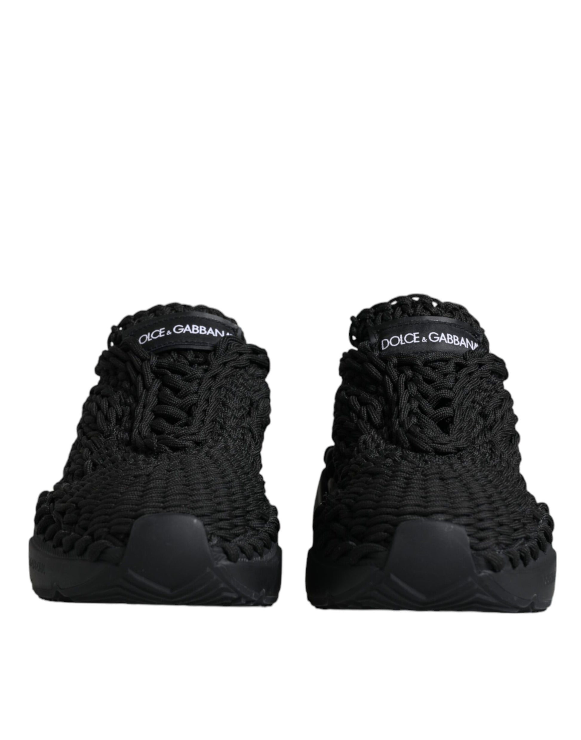 Dolce & Gabbana Black Low Top Sneakers for Women detail view