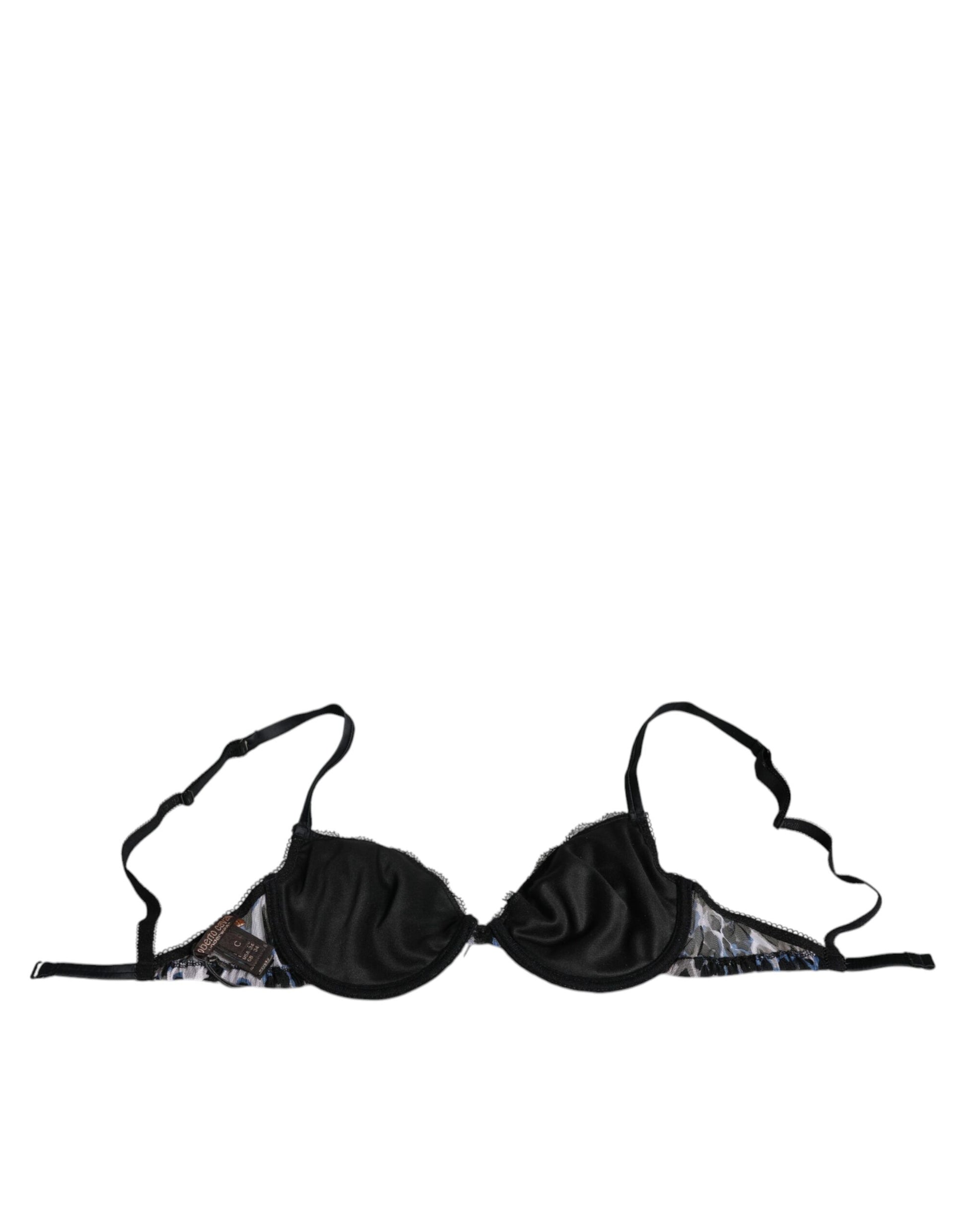 Roberto Cavalli Soutien-gorge push-up léopard blanc