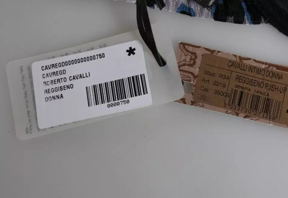 Roberto Cavalli Soutien-gorge push-up léopard blanc