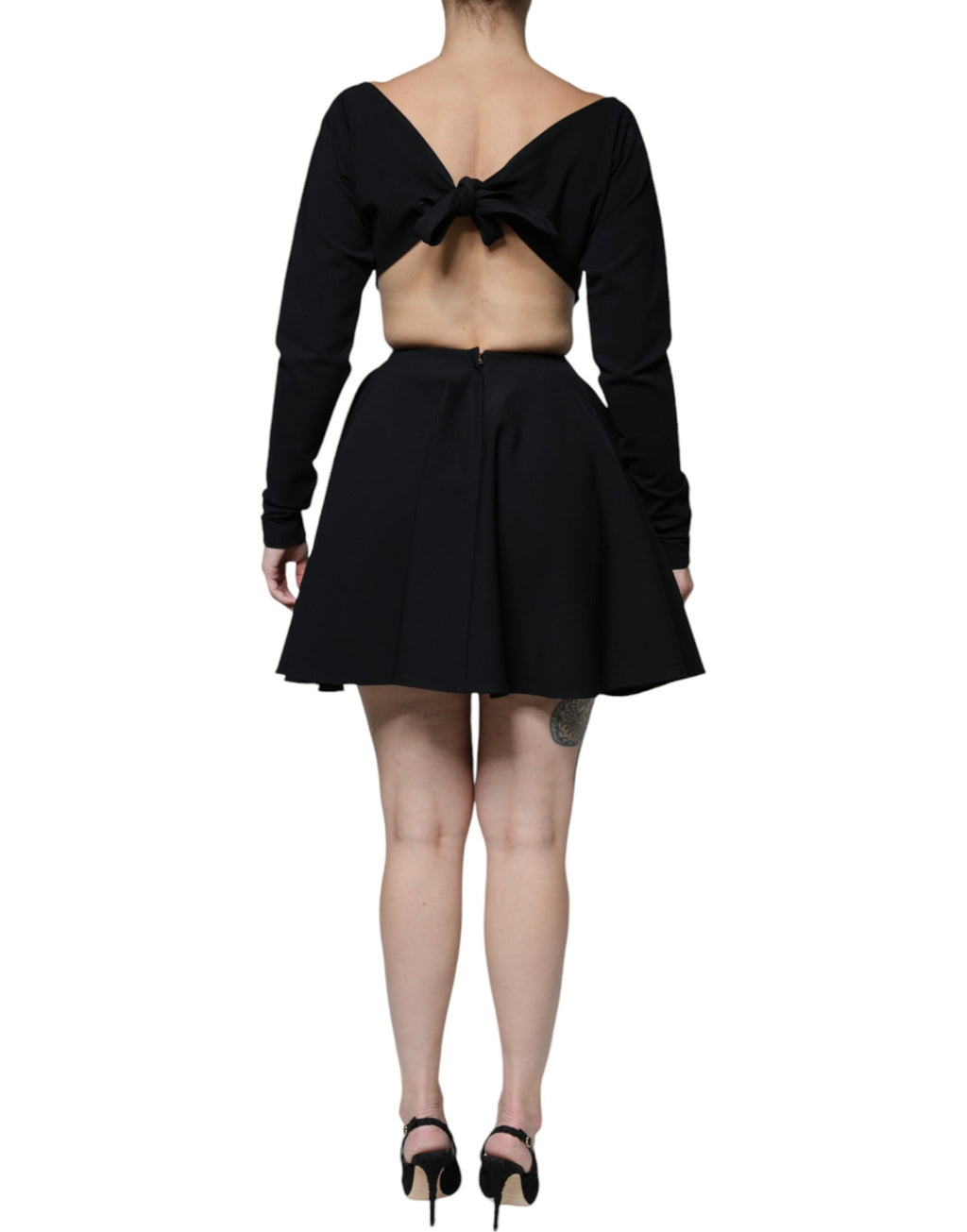 Dolce & Gabbana Black Short for Women side view