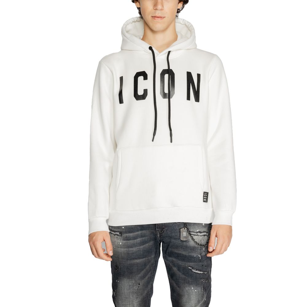Icon – Kapuzenpullover aus weißer Baumwolle
