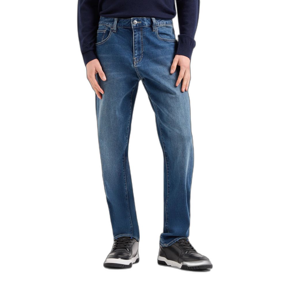 Armani Exchange Blue Skinny Jeans for Men alternate view