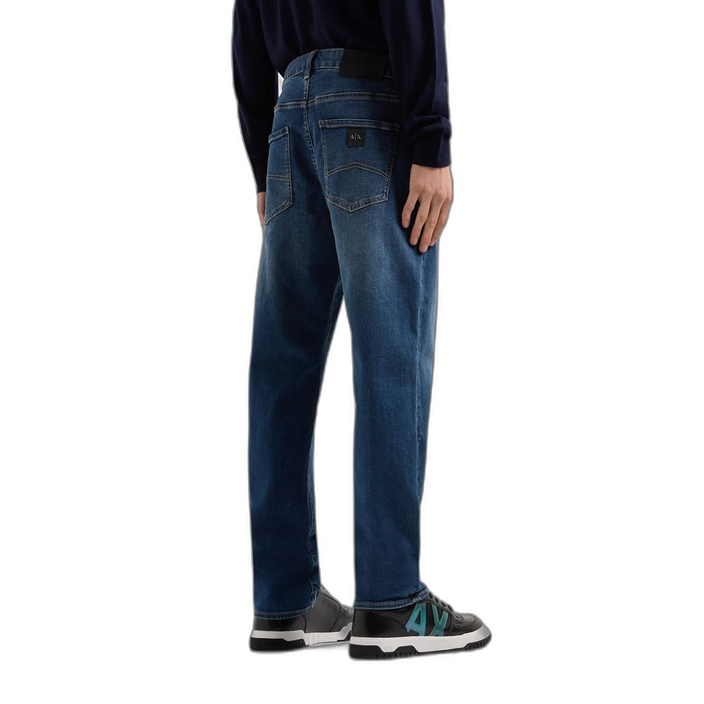 Armani Exchange Blue Skinny Jeans for Men detail view