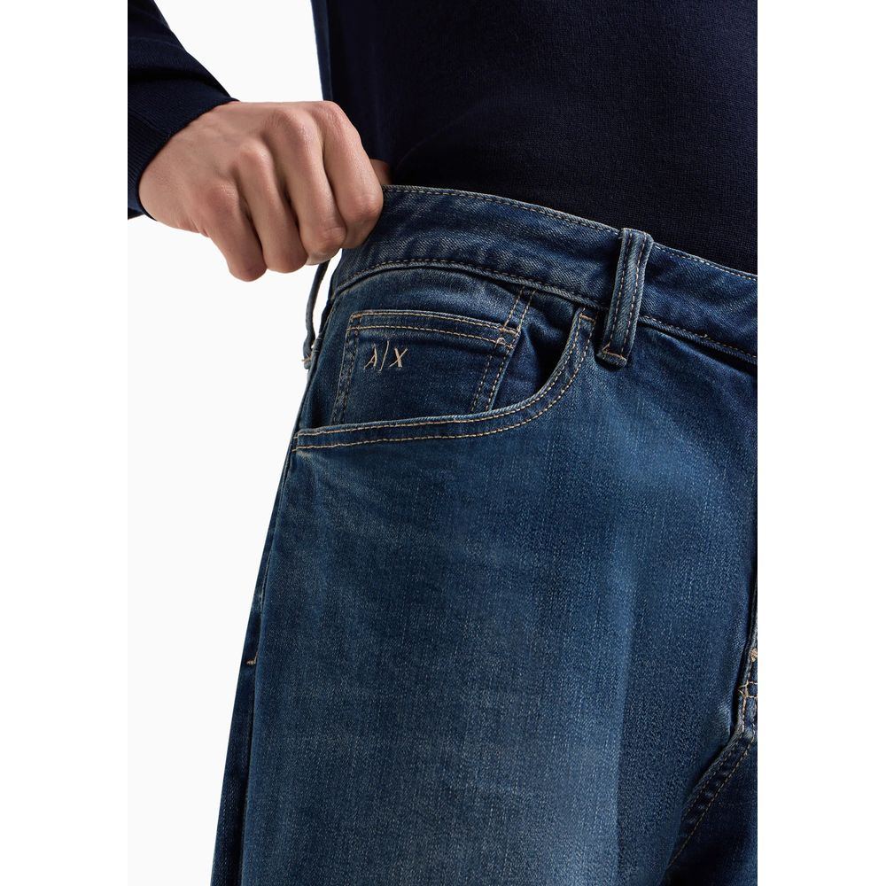 Armani Exchange Blue Skinny Jeans for Men additional view