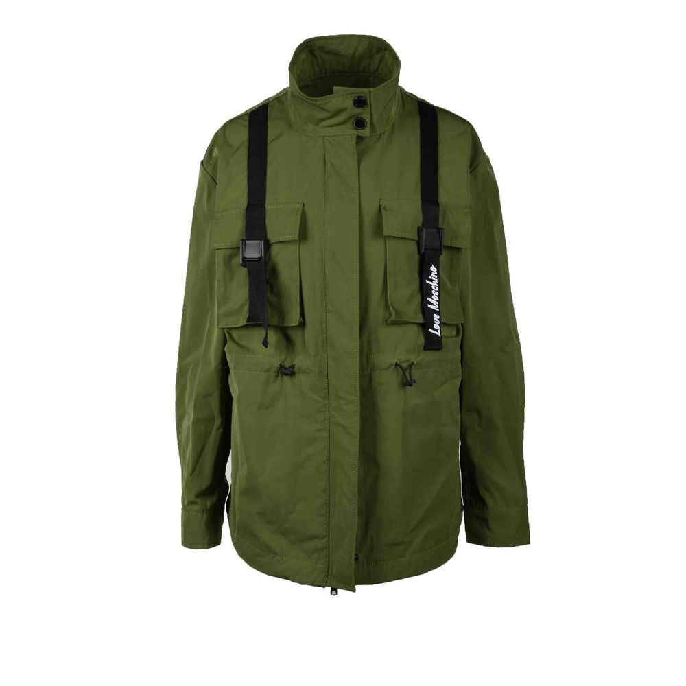 Love Moschino Green Parkas for Women