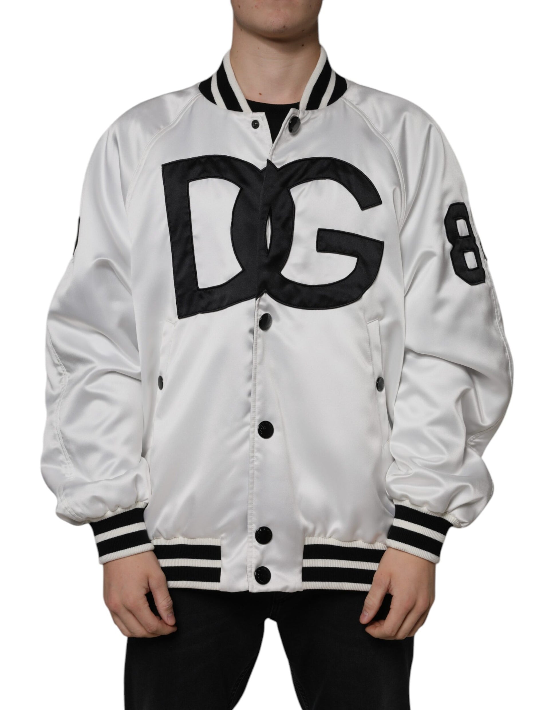Dolce & Gabbana White Bomber for Men alternate view