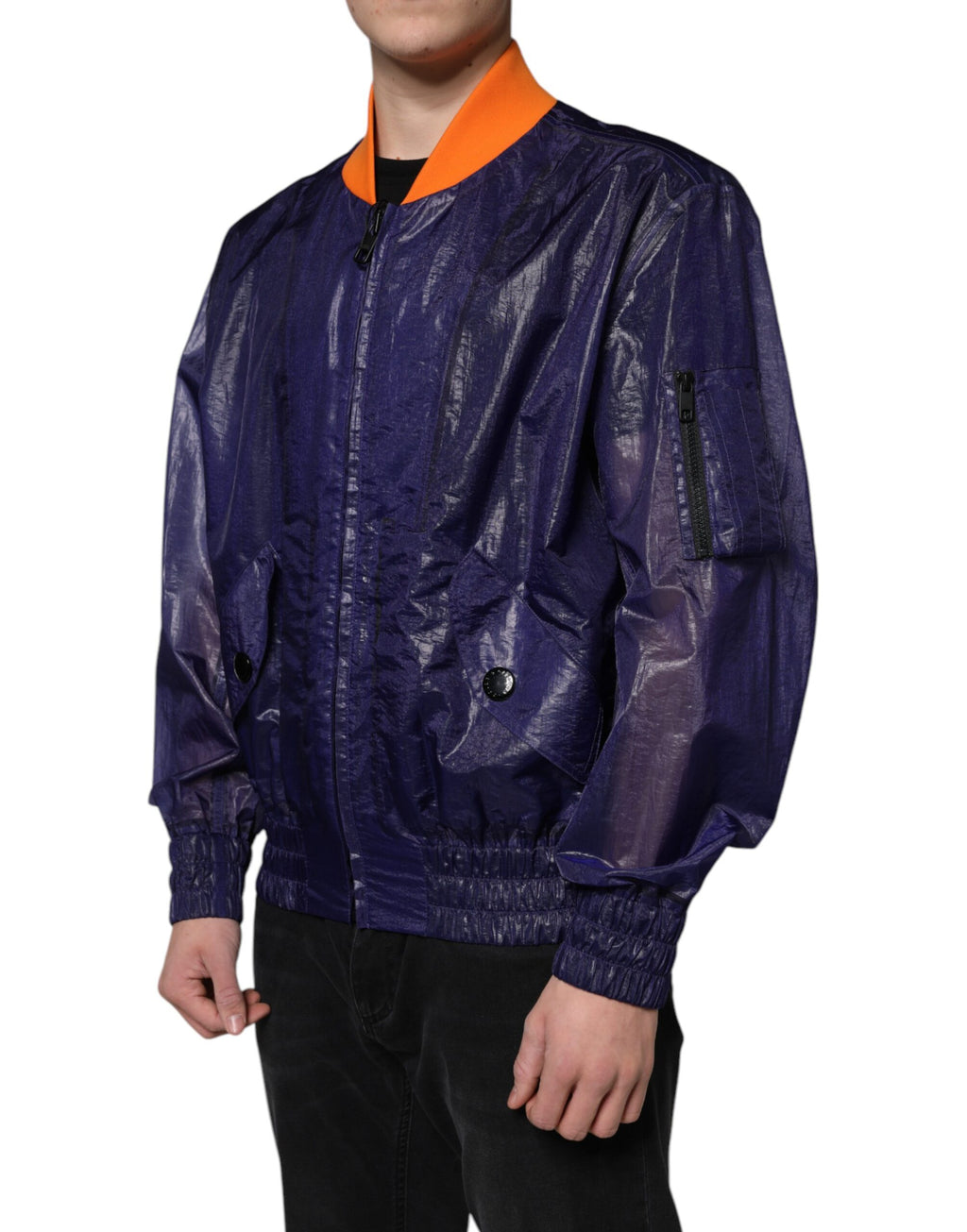 Dolce & Gabbana Blue Bomber for Men detail view