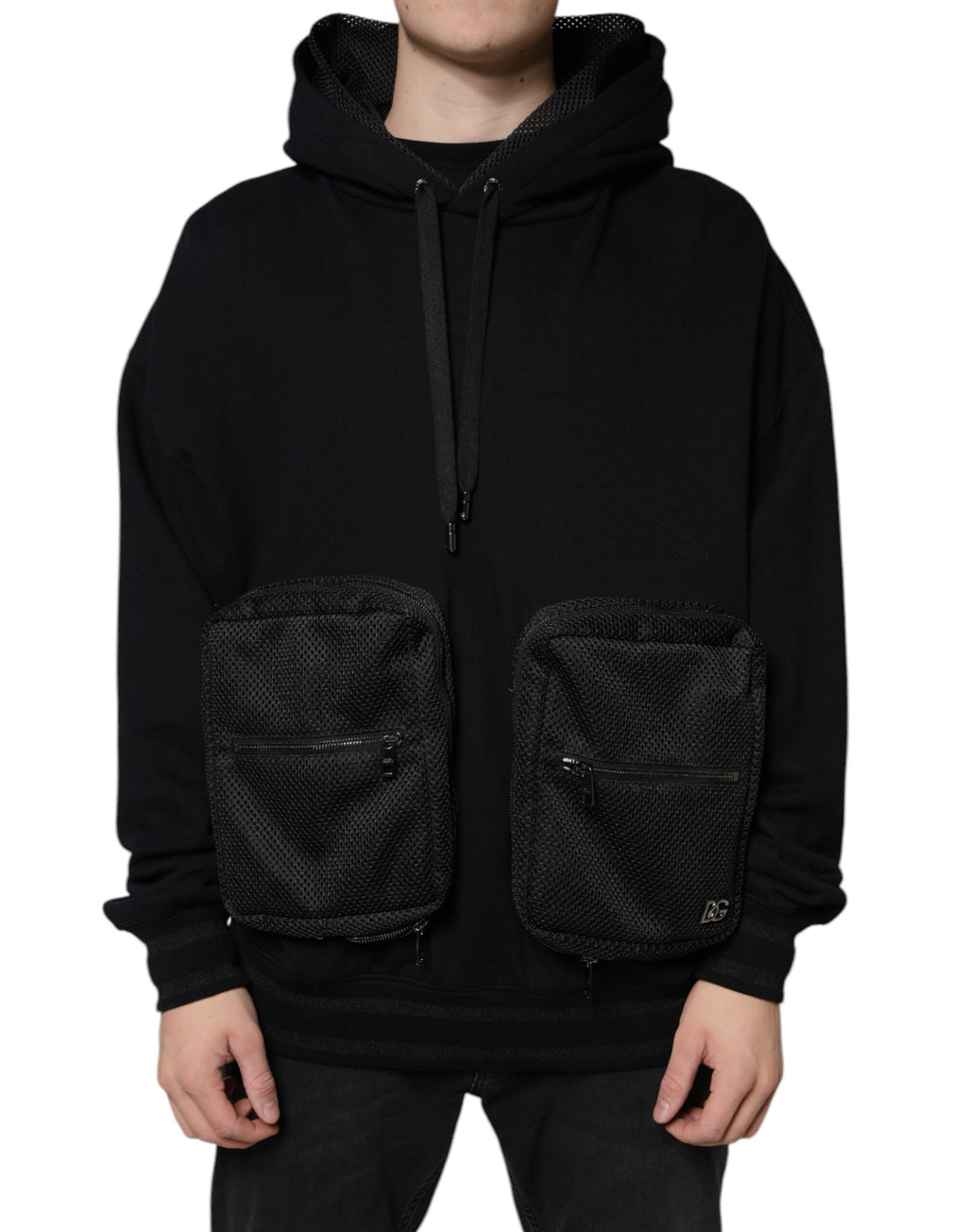 Dolce & Gabbana Black Hoodie for Men