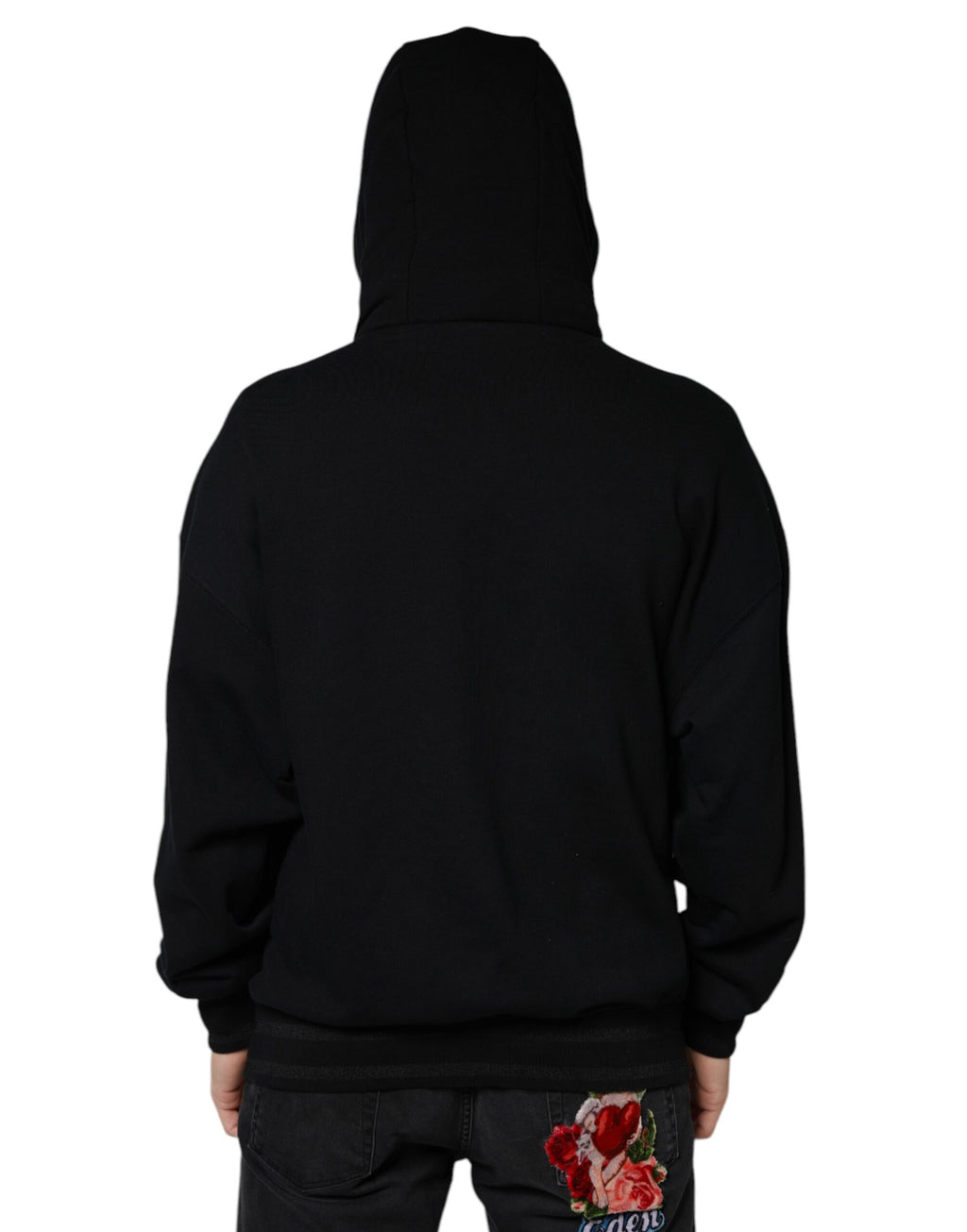 Dolce & Gabbana Black Hoodie for Men side view