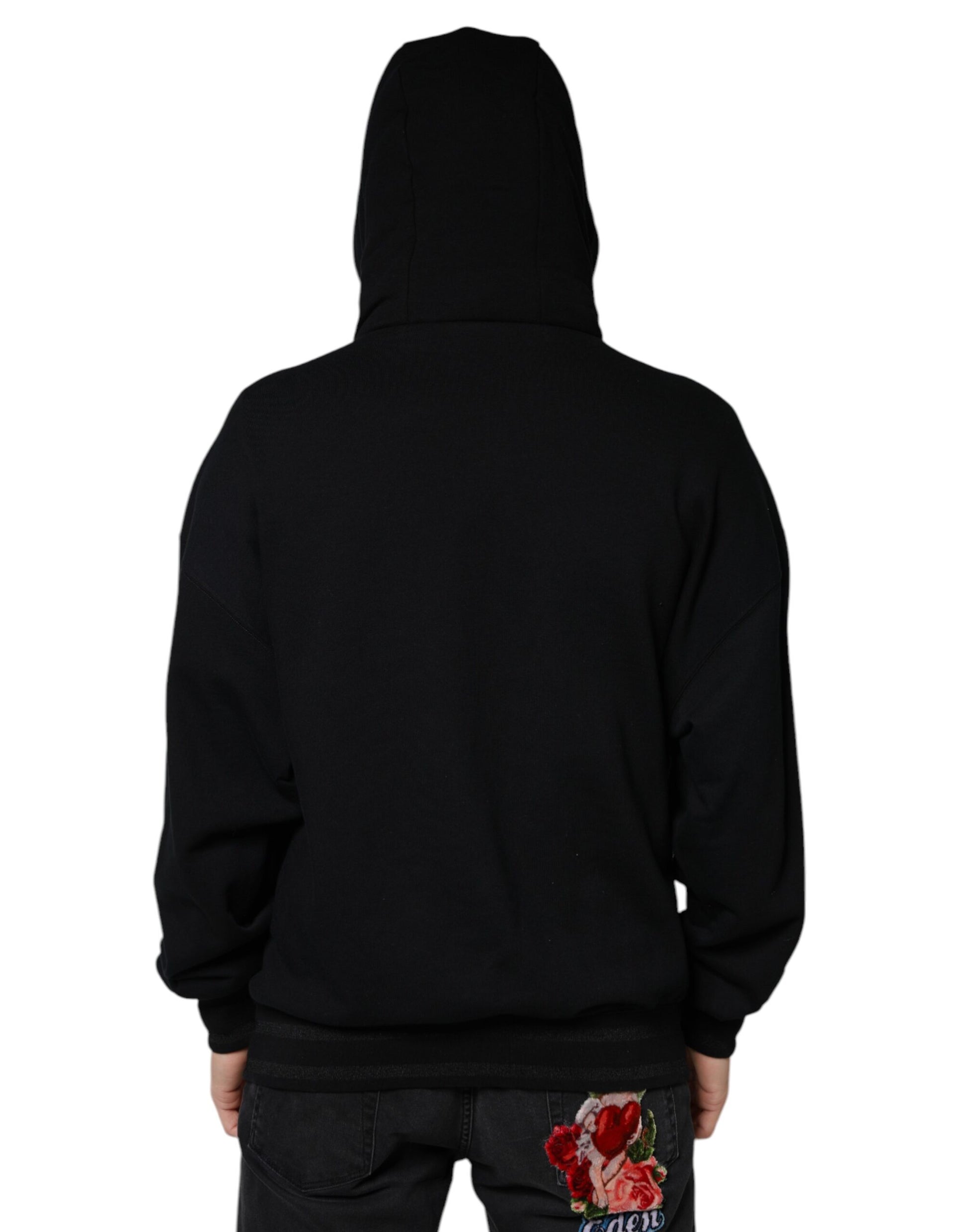 Dolce & Gabbana Black Hoodie for Men side view