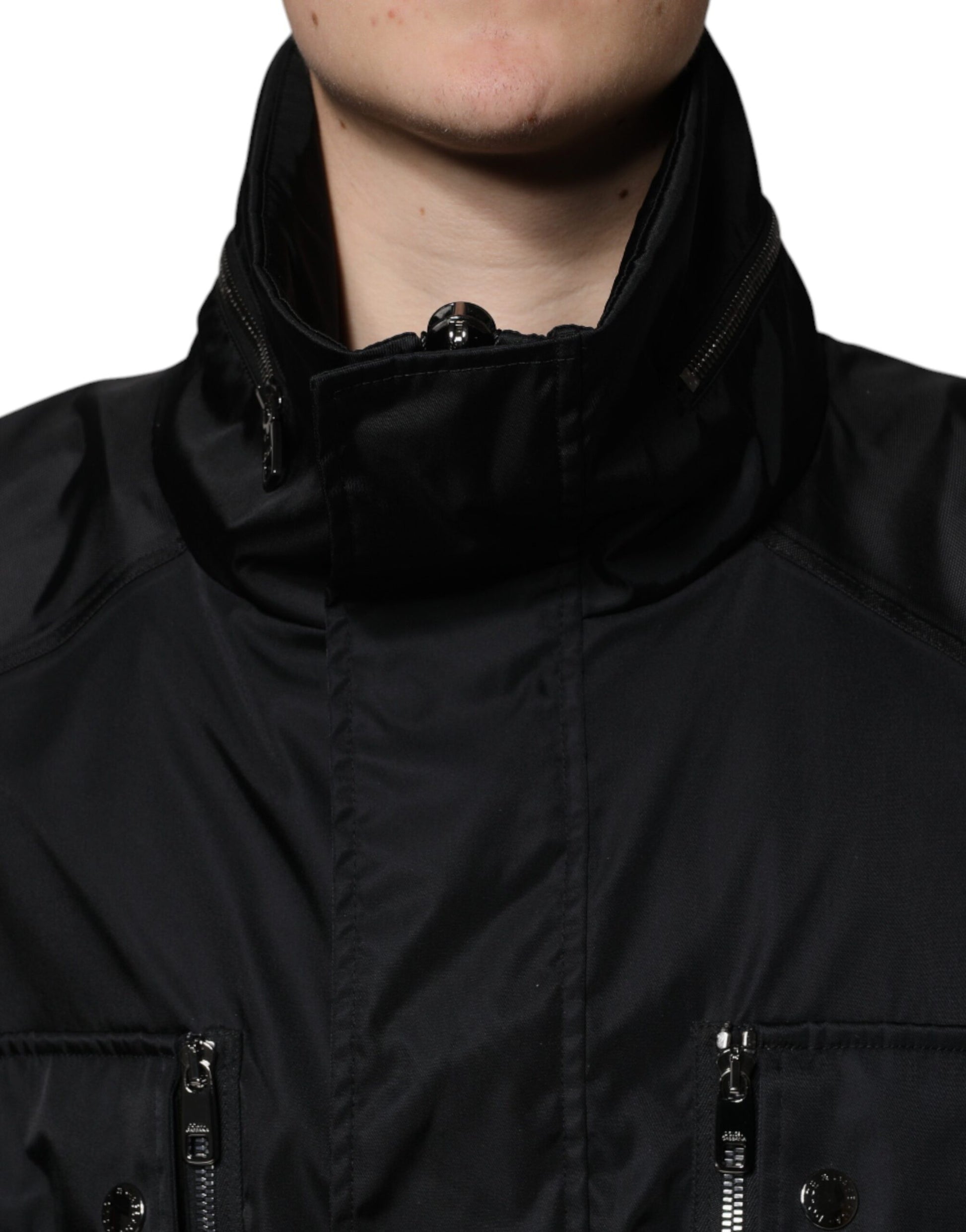 Dolce & Gabbana Black Parkas for Men additional view