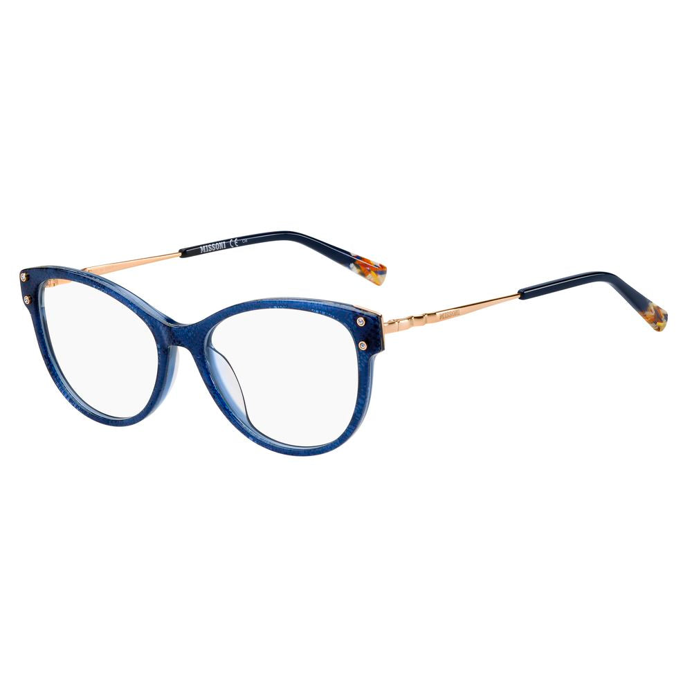Lunettes Missoni en acétate bleu (monture)