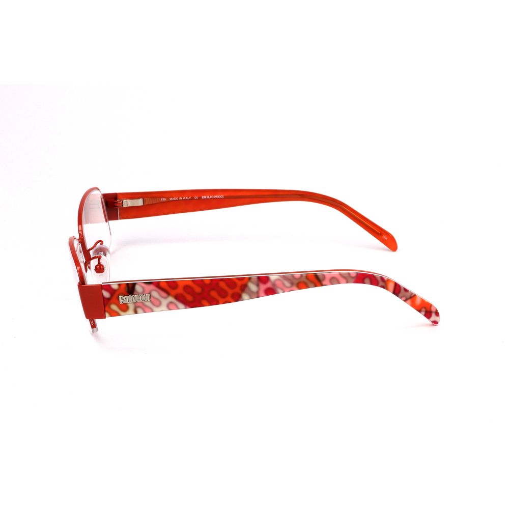 Emilio Pucci Orange Glasses Frames for Women detail view