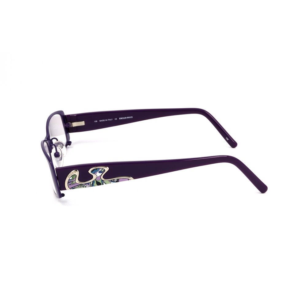 Emilio Pucci Purple Glasses Frames for Women detail view
