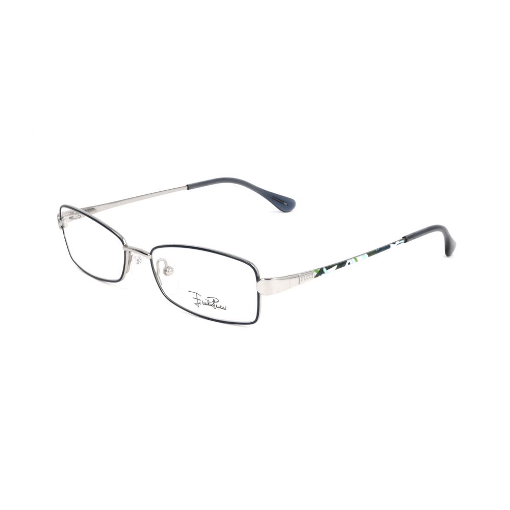 Emilio Pucci Silver Glasses Frames for Women