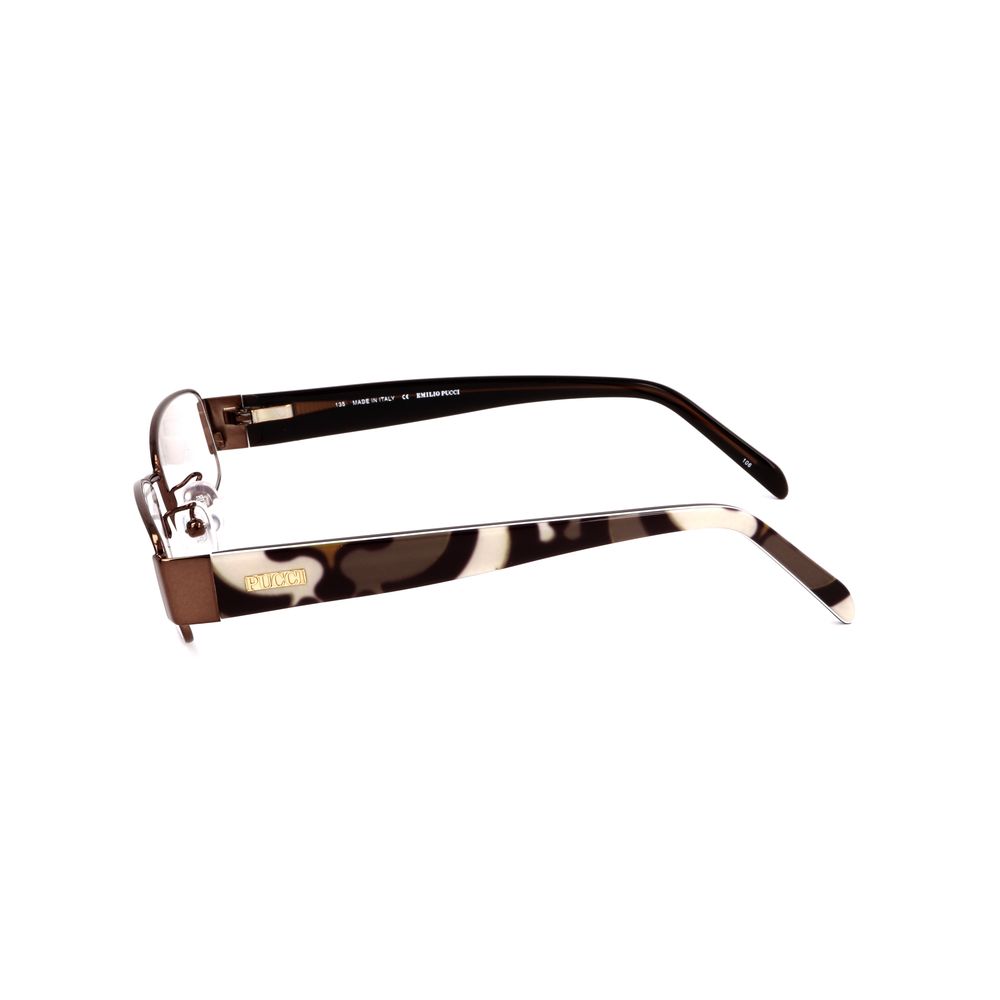 Emilio Pucci Brown Glasses Frames for Women detail view