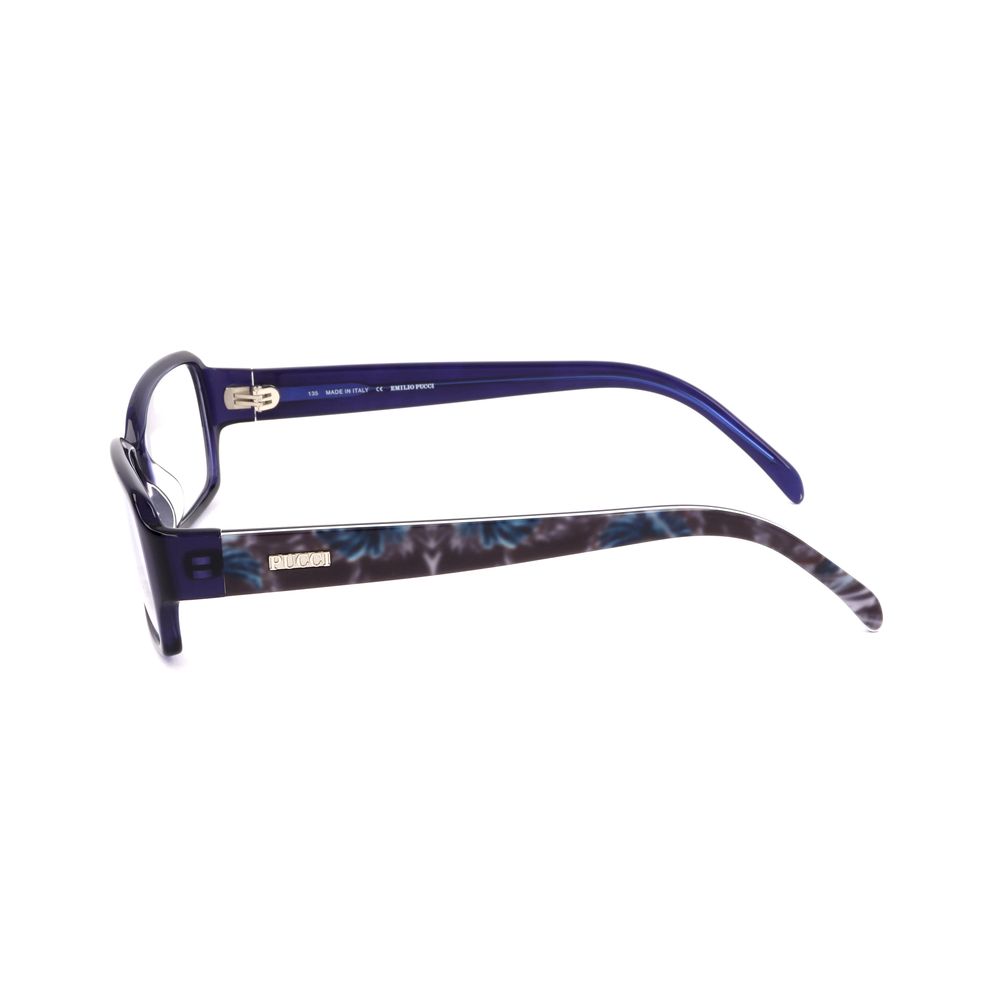 Emilio Pucci Blue Glasses Frames for Women detail view