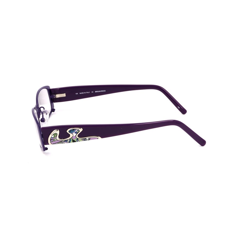 Emilio Pucci Purple Glasses Frames for Women detail view