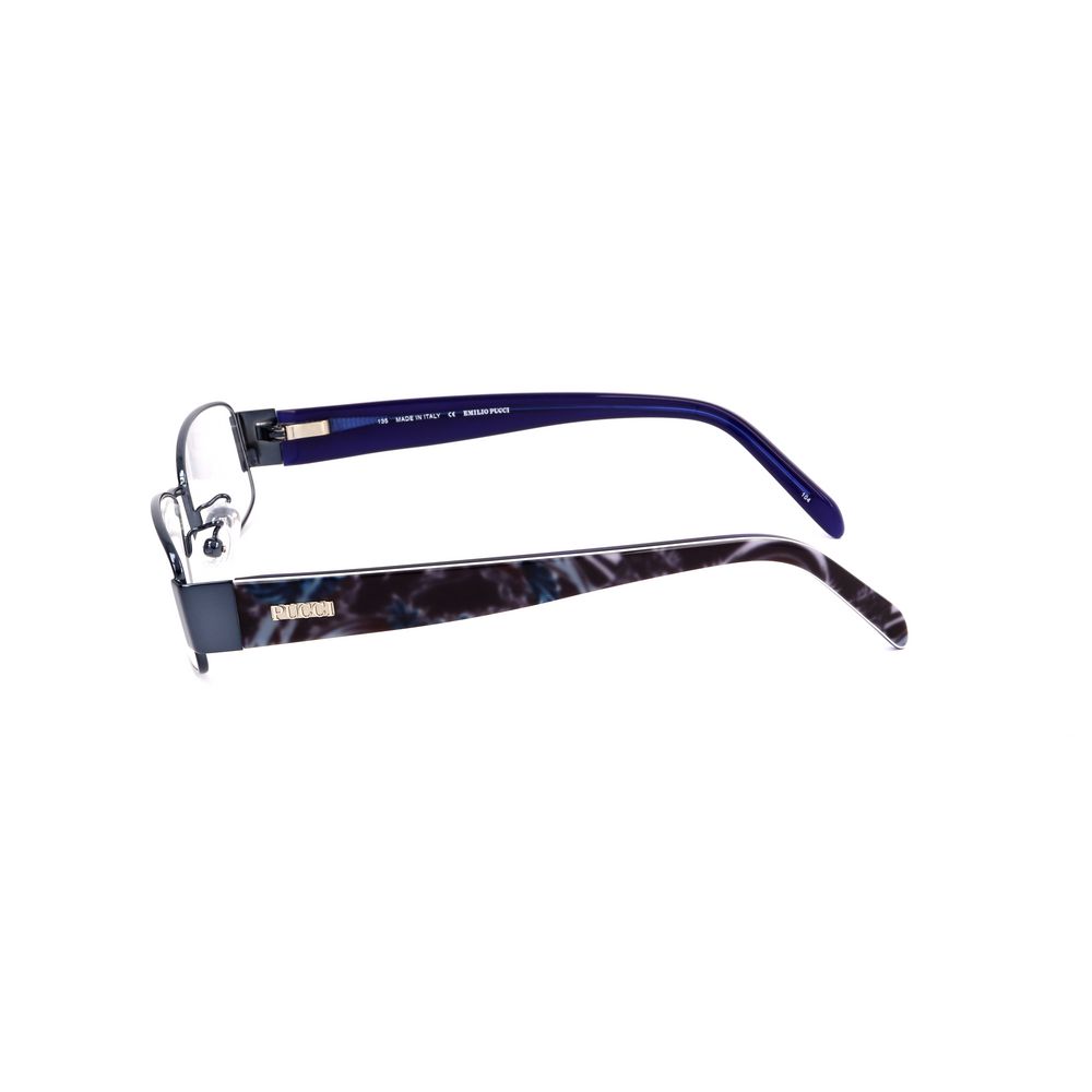 Emilio Pucci Blue Glasses Frames for Women detail view