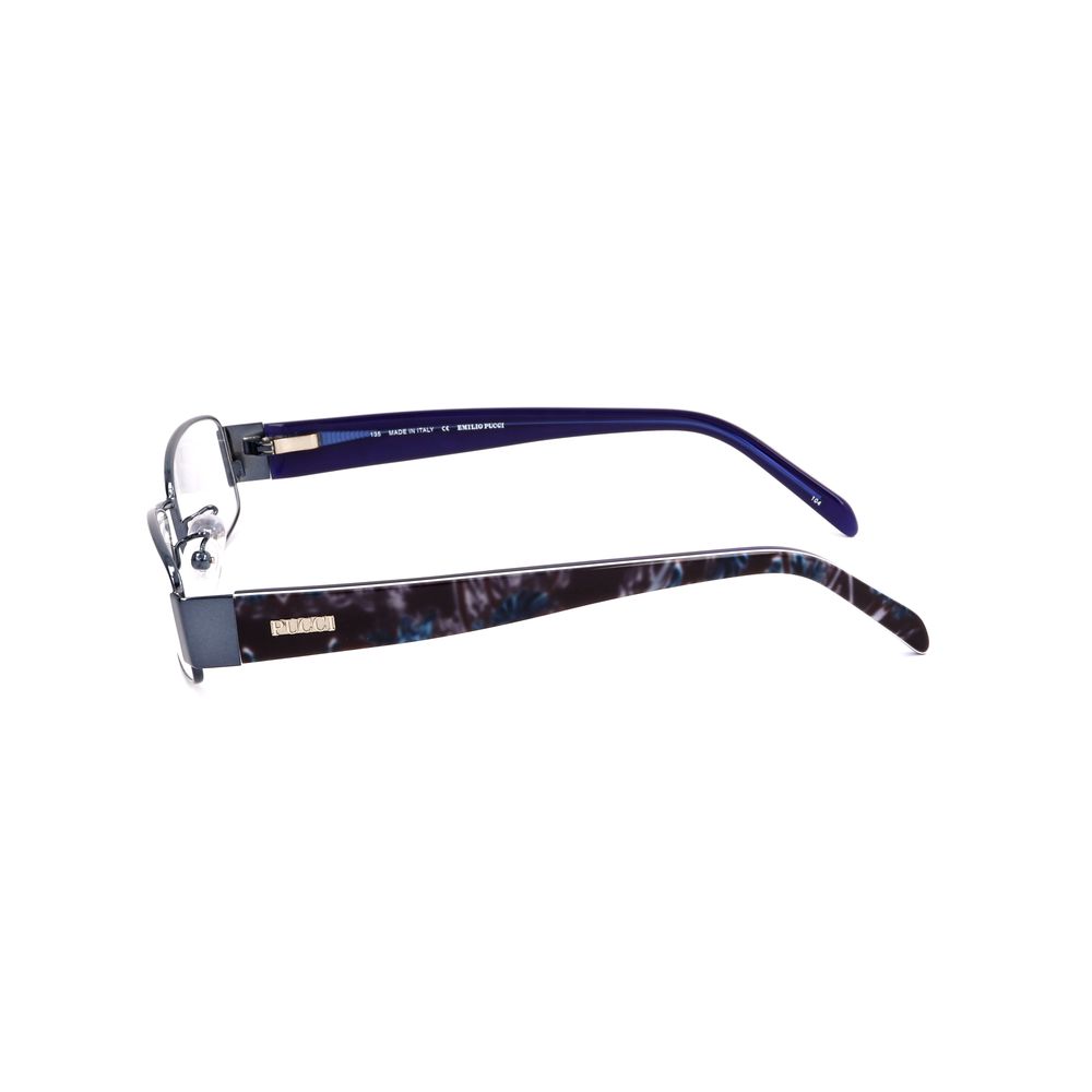 Emilio Pucci Blue Glasses Frames for Women detail view