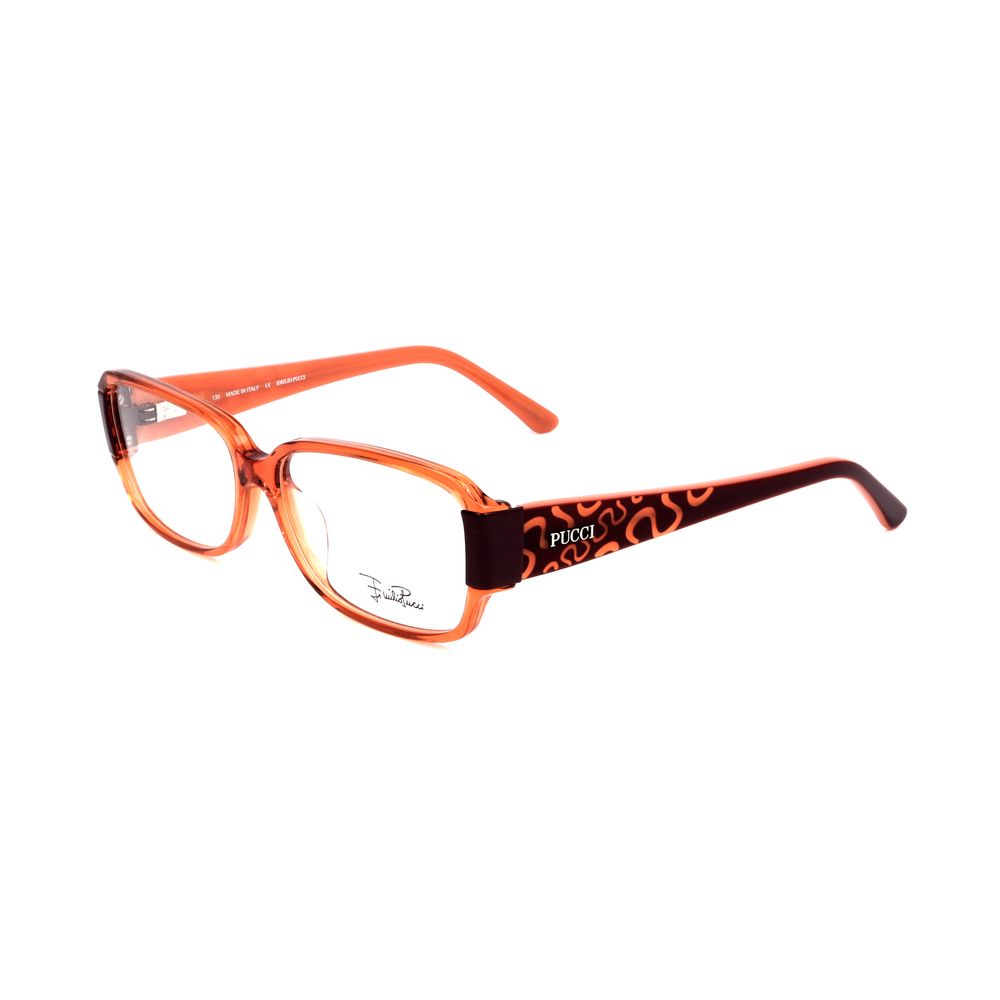 Lunettes en plastique orange Emilio Pucci (montures)