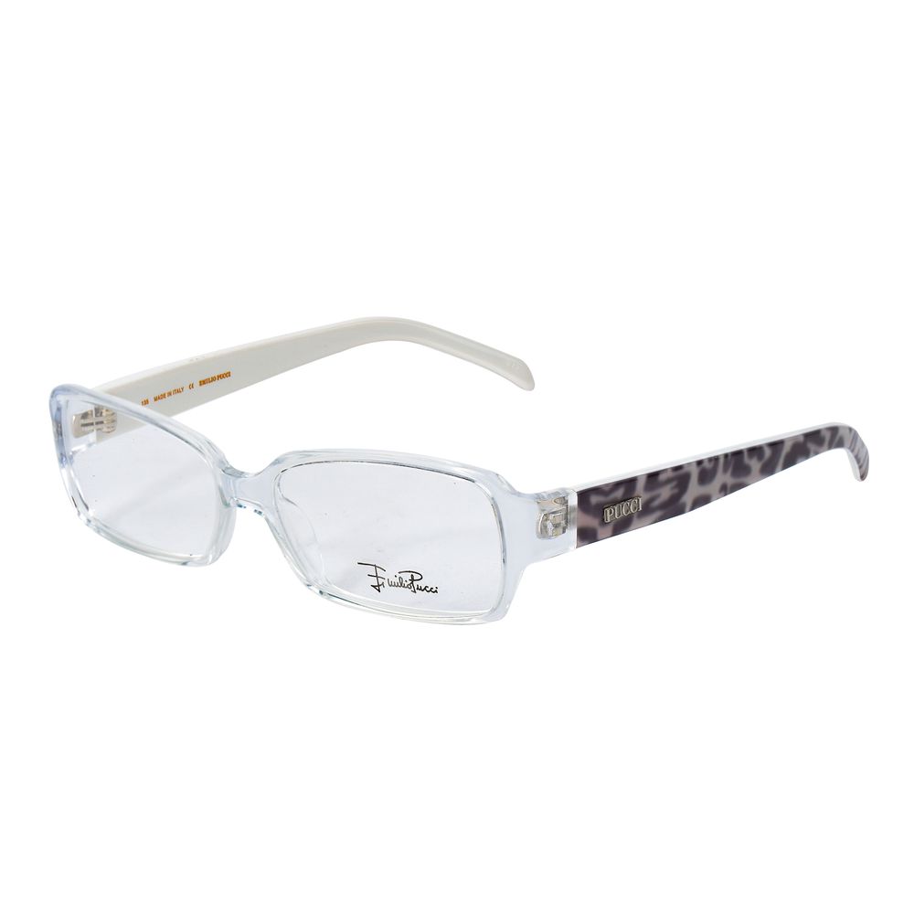 Lunettes (monture) en plastique transparent Emilio Pucci