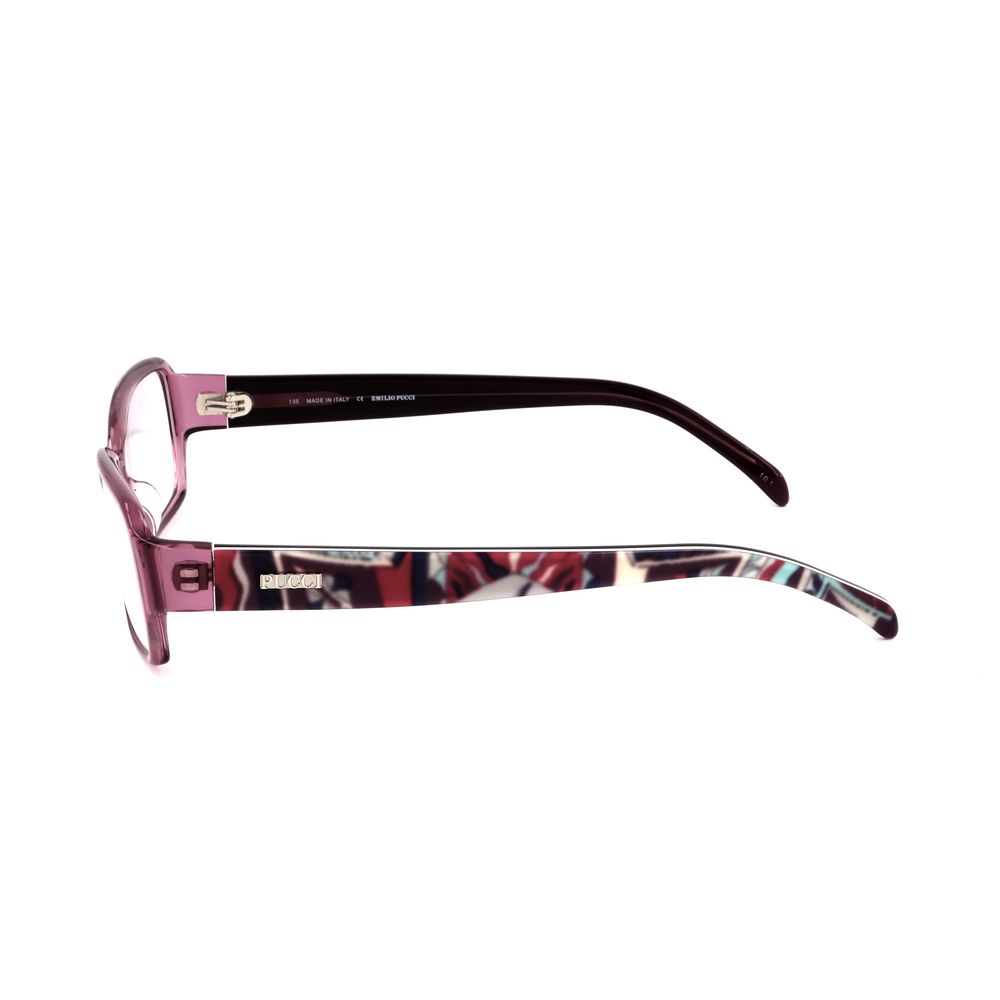 Emilio Pucci Purple Glasses Frames for Women detail view