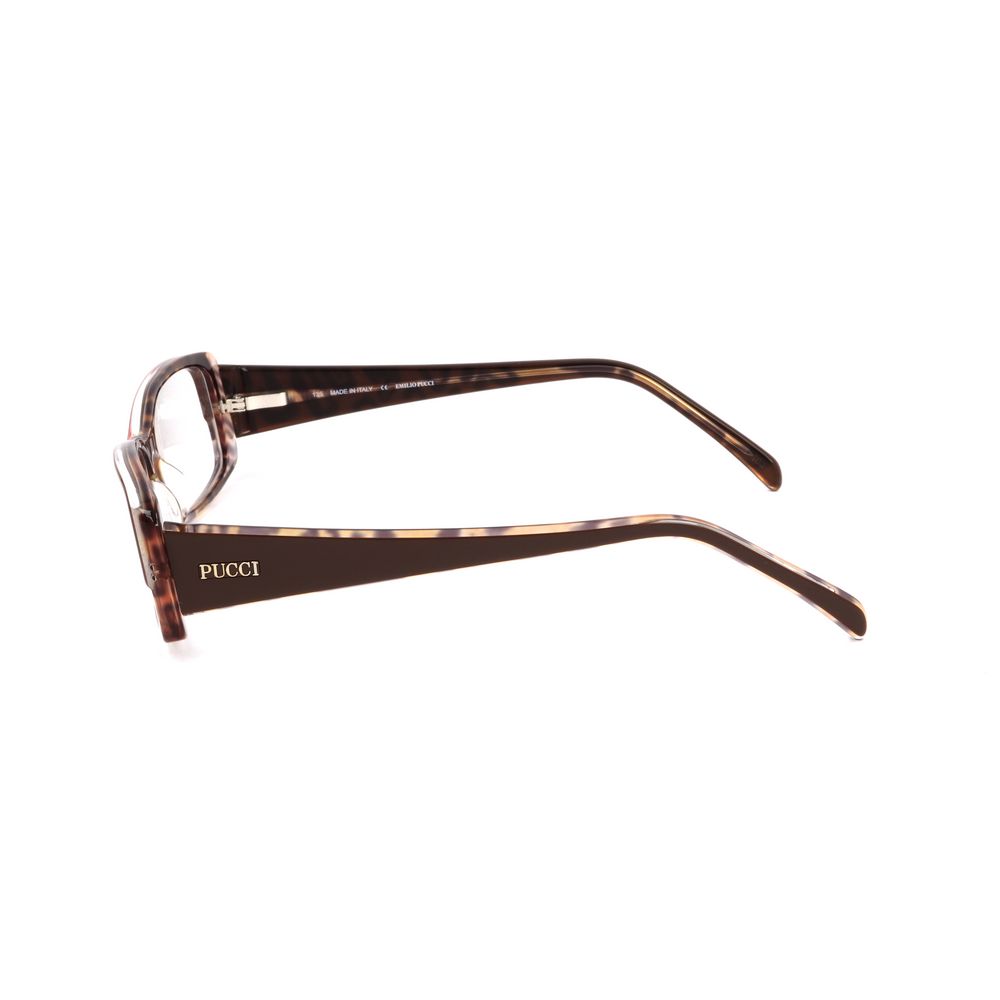 Emilio Pucci Brown Glasses Frames for Women detail view