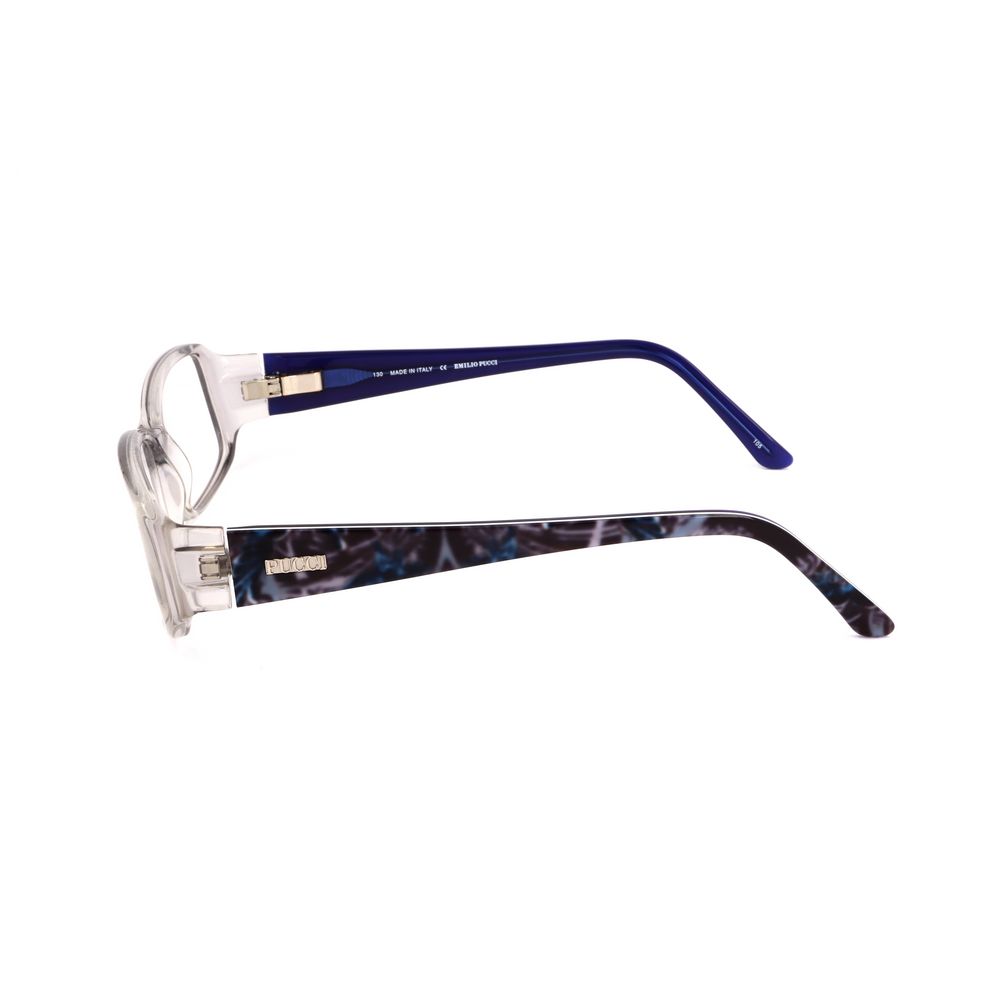 Emilio Pucci Blue Glasses Frames for Women detail view