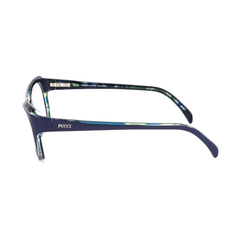 Emilio Pucci Blue Glasses Frames for Women detail view