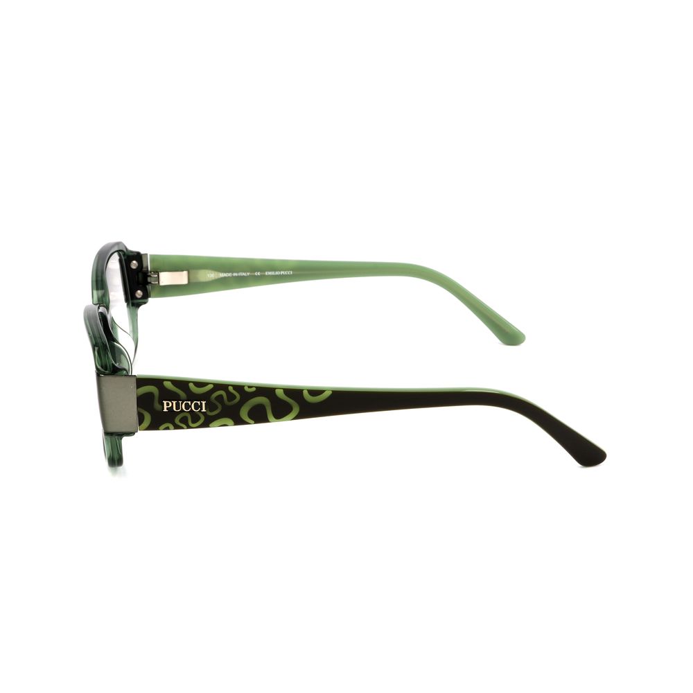 Emilio Pucci Green Glasses Frames for Women detail view
